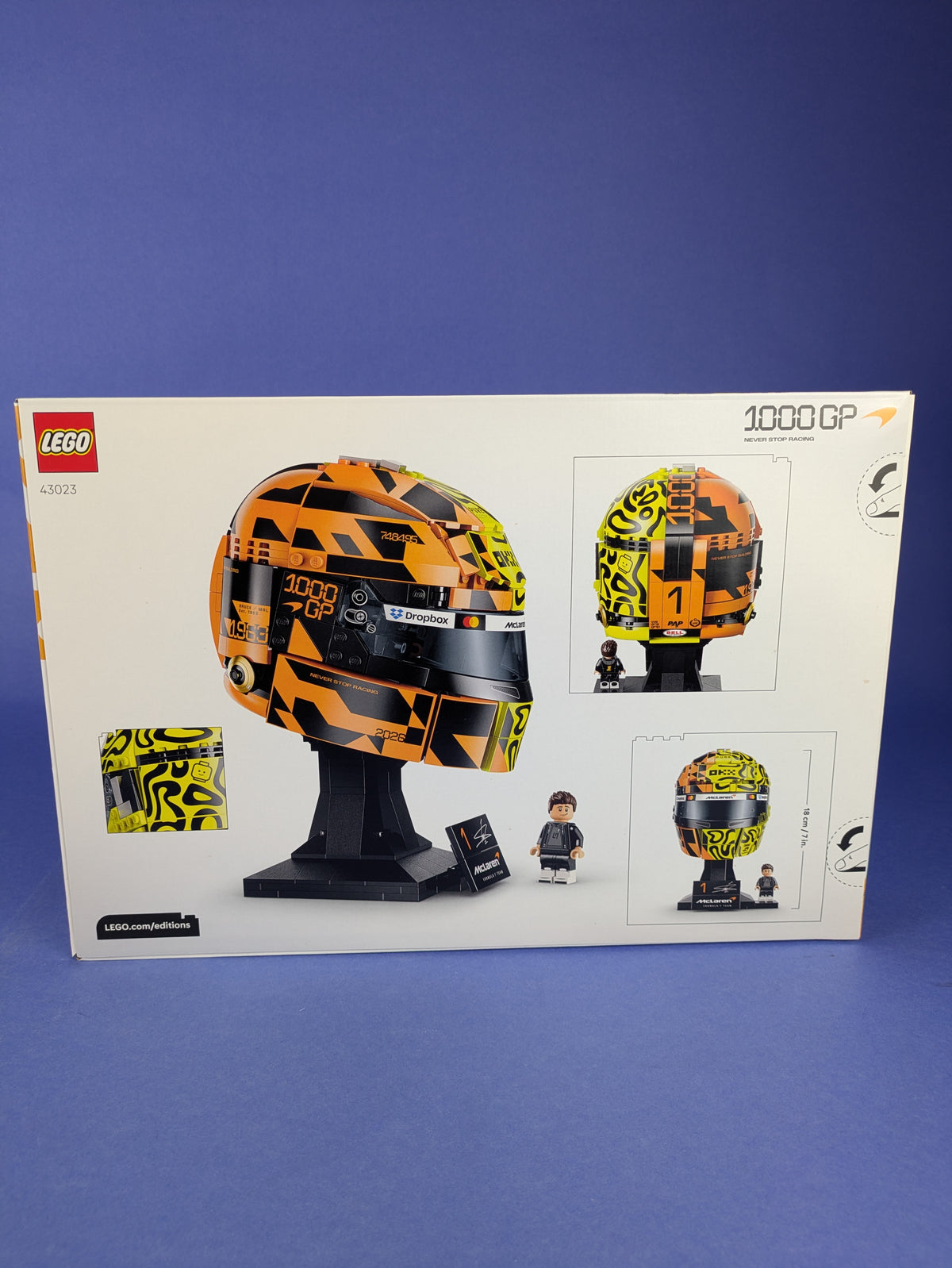 LEGO Editions McLaren Mastercard F1 Team Lando Norris Helmet 43023