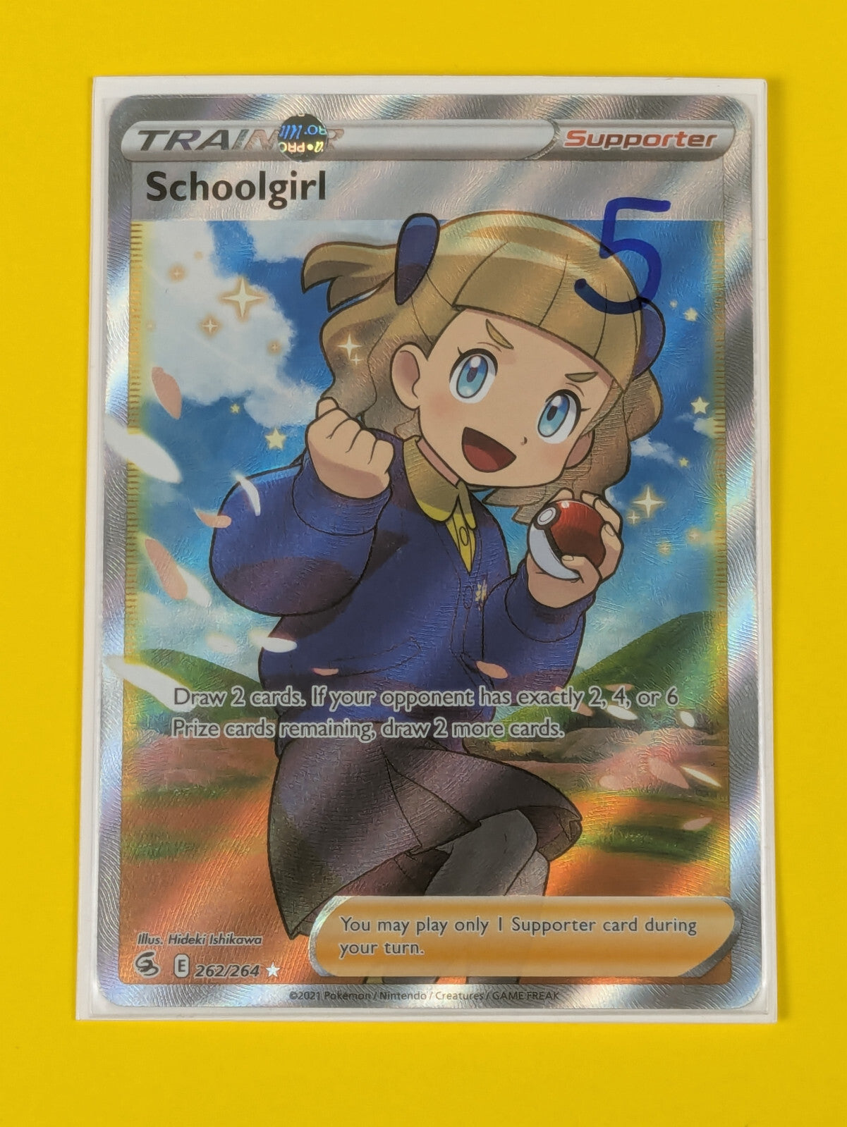 Schoolgirl - 262/264 - Full Art Ultra Rare Fusion Strike - Pokemon Card - NM