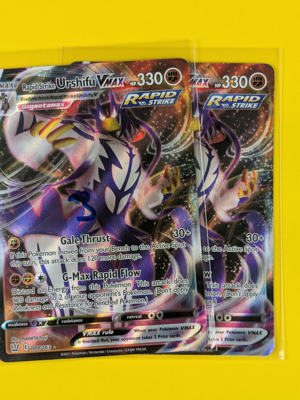 Rapid Strike Urshifu VMAX - 088/163 - Ultra Rare Battle Styles - Pokemon - NM
