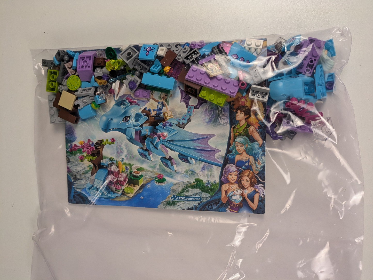 Lego Elves: The Water Dragon Adventure Set 41172 - w/ Instructions