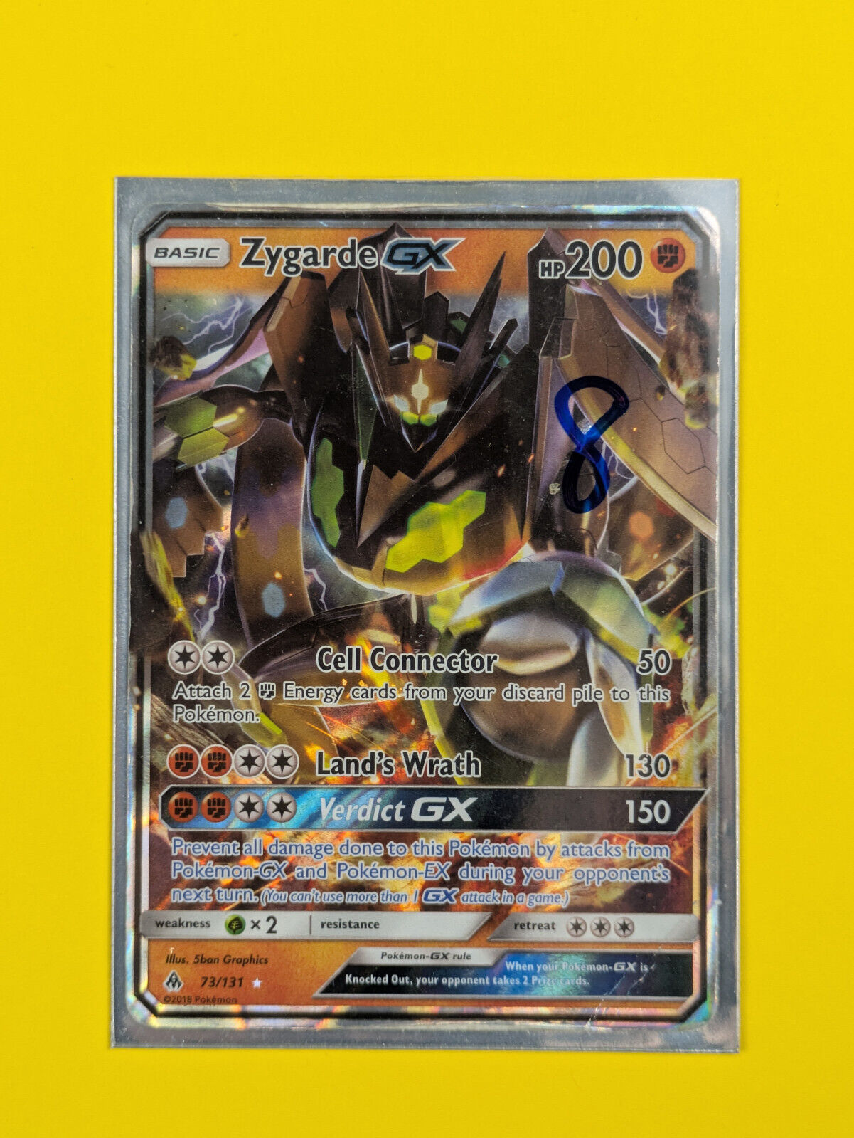 Zygarde GX - 73/131 - Ultra Rare Forbidden Light - Pokemon Card - MP
