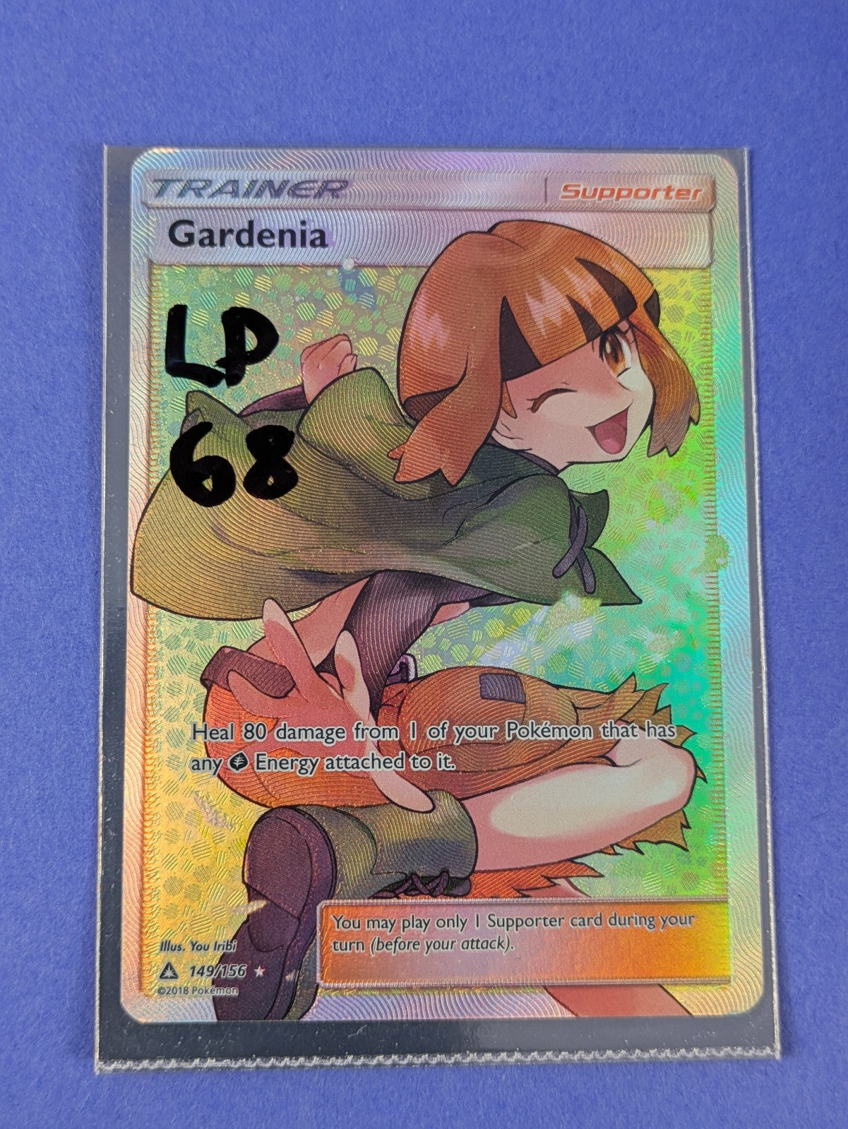 Gardenia - #149/156 - Rare Ultra Holo Ultra Prism - Pokemon Card - LP