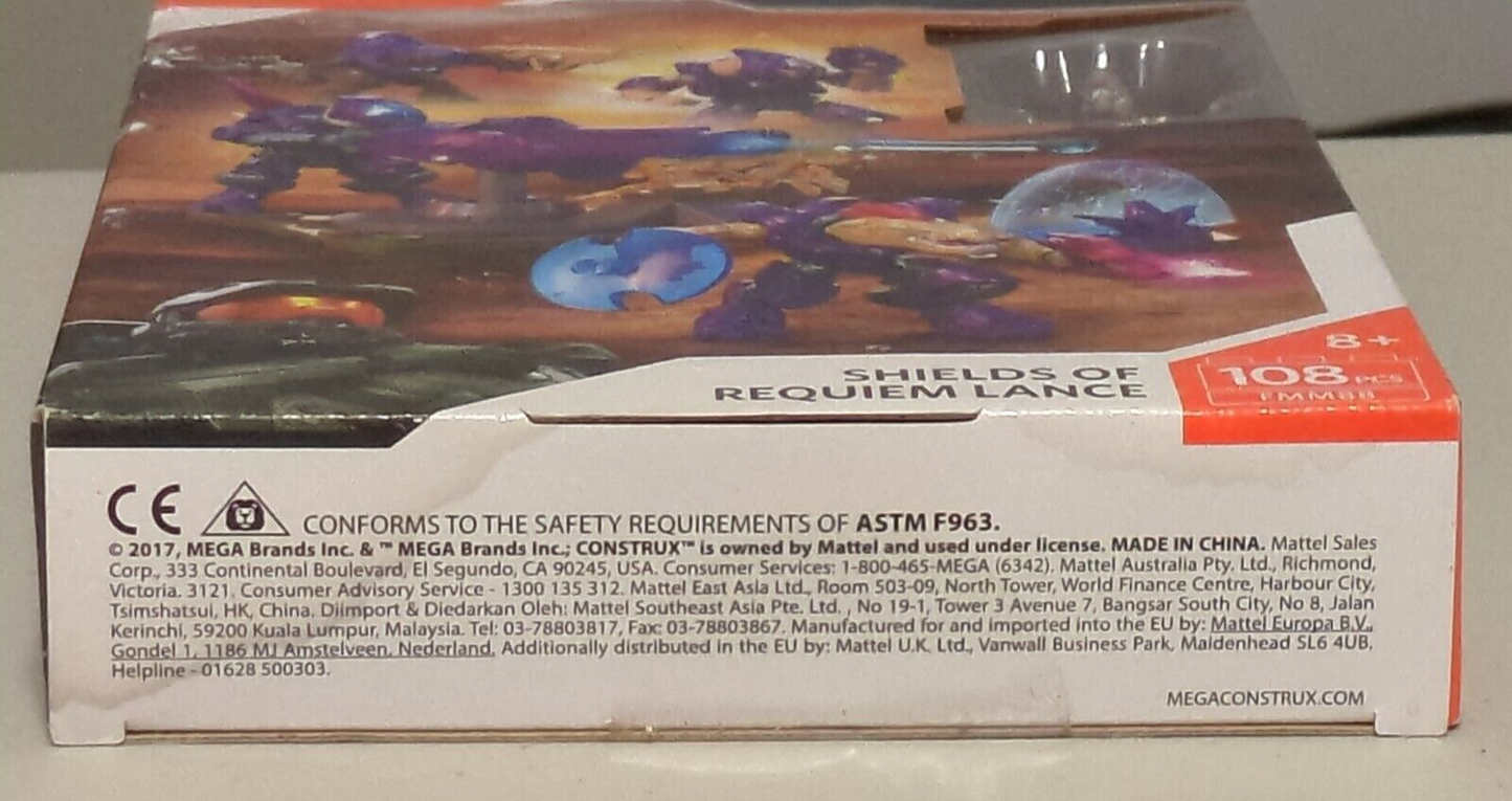 Mega Construx Halo Shields of Requiem Lance Set FMM88 Brand New Sealed In Box!