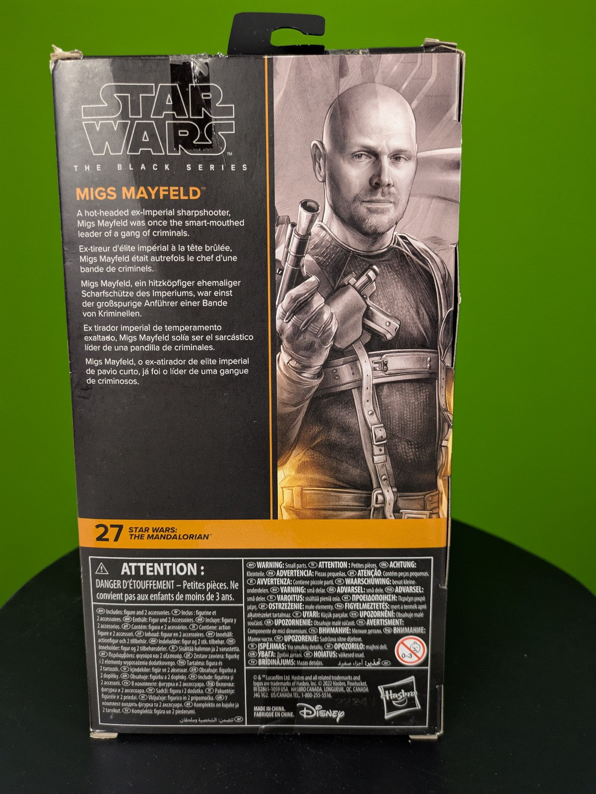 Hasbro Star Wars The Black Series Migs Mayfeld F4360 6" Figure NIB