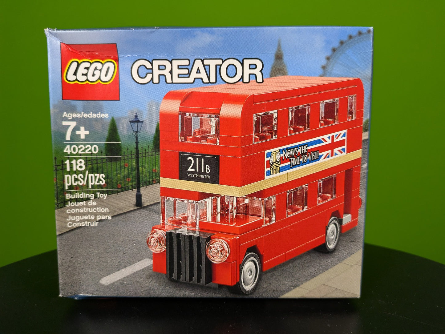 Lego Creator: Basic Model: Traffic: Mini London Bus Set 40220 BRAND NEW