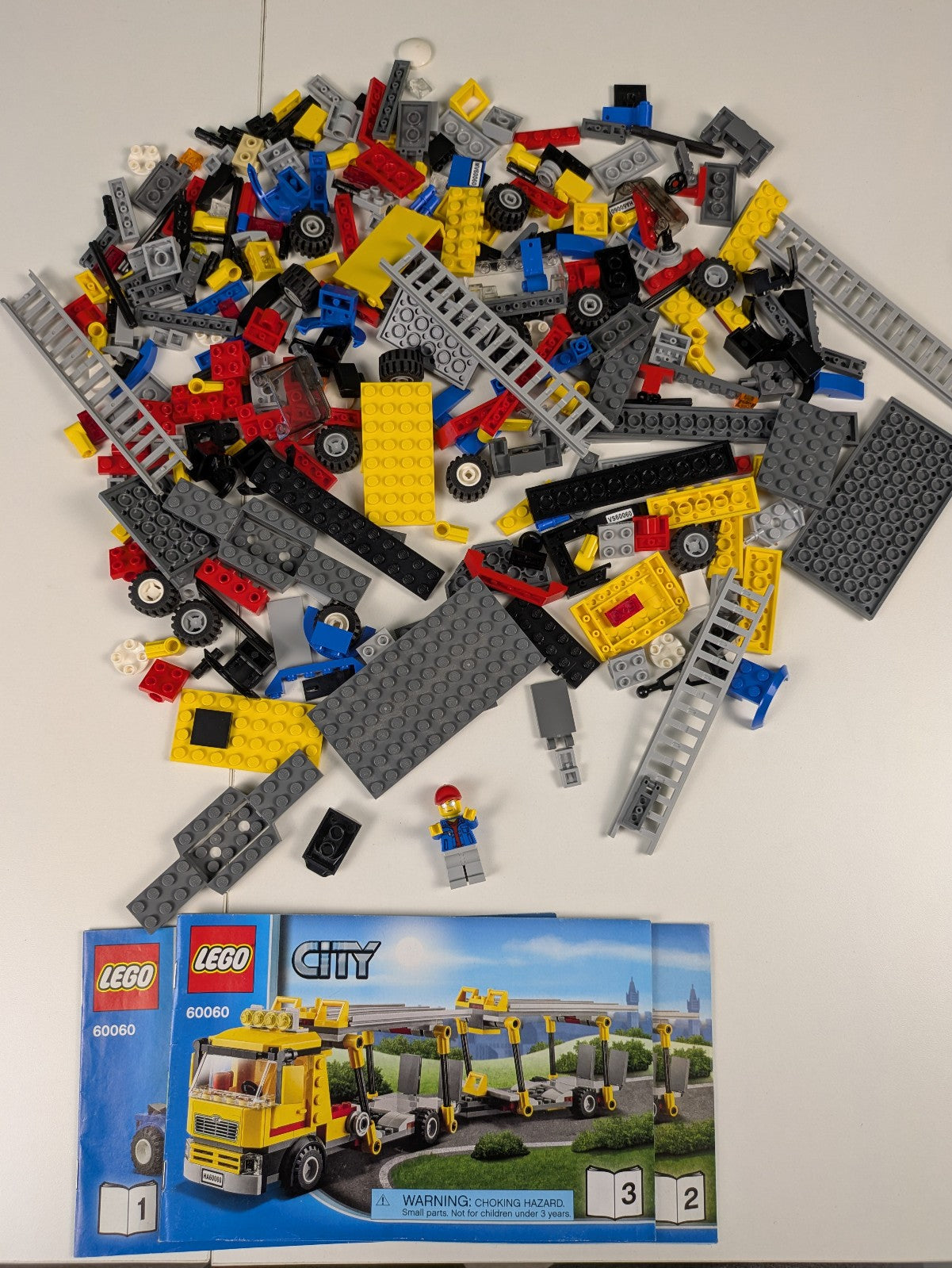 Lego Town: City: Traffic: Auto Transporter Set 60060 - Incomplete Set