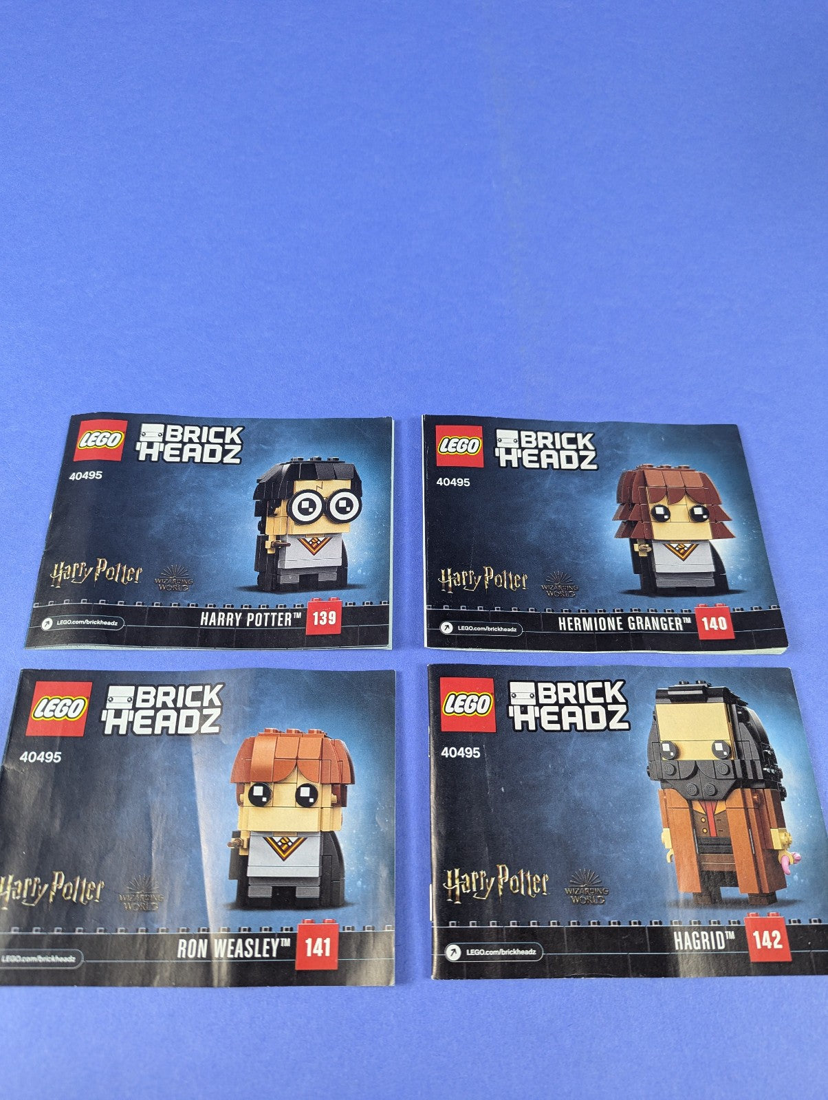 LEGO BrickHeadz Harry, Hermione, Ron & Hagrid 40495 Complete Set Pre-Owned