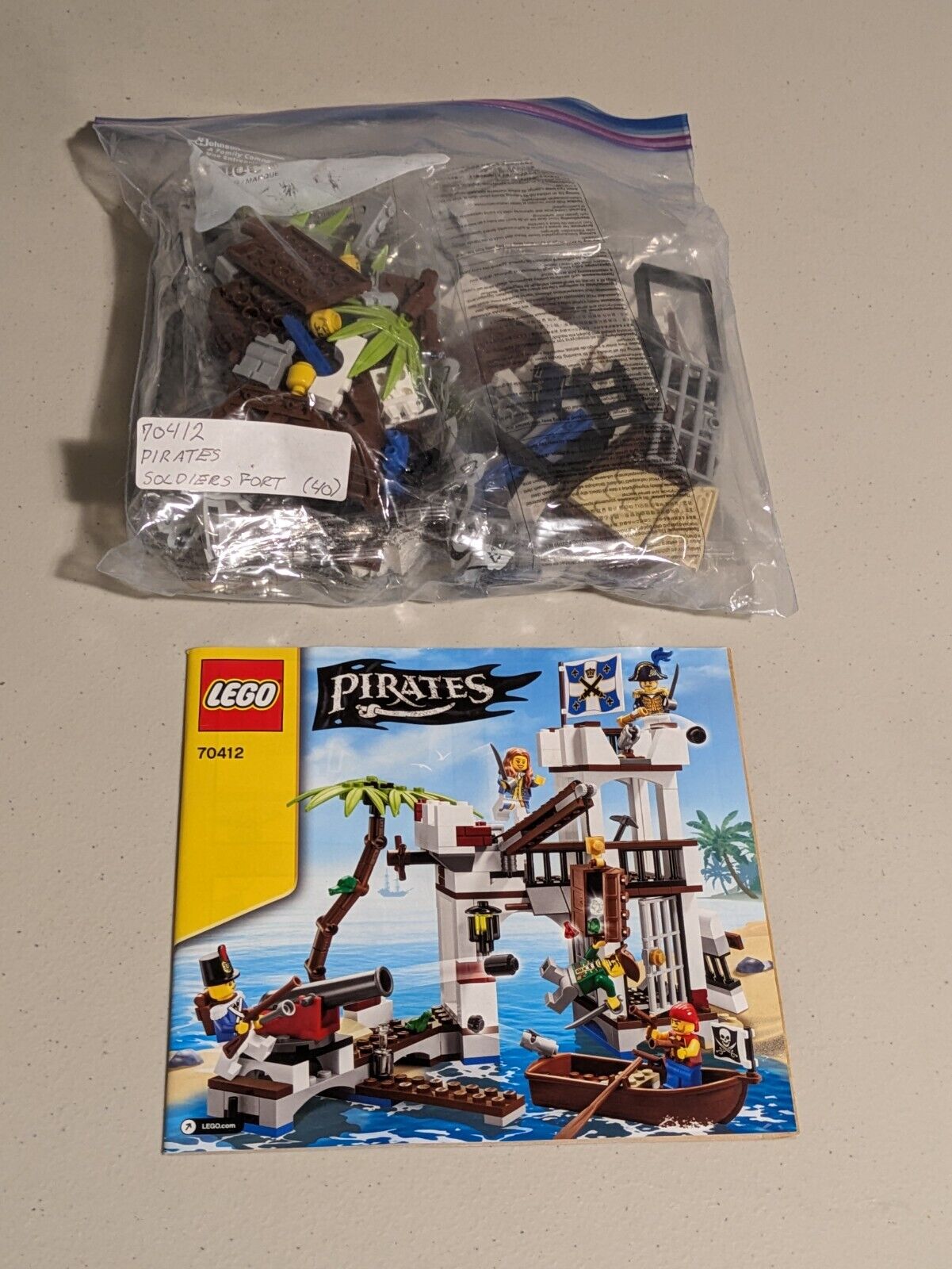 Lego Pirates: Pirates III: Soldiers Fort 70412 New Sealed Bags, No Box