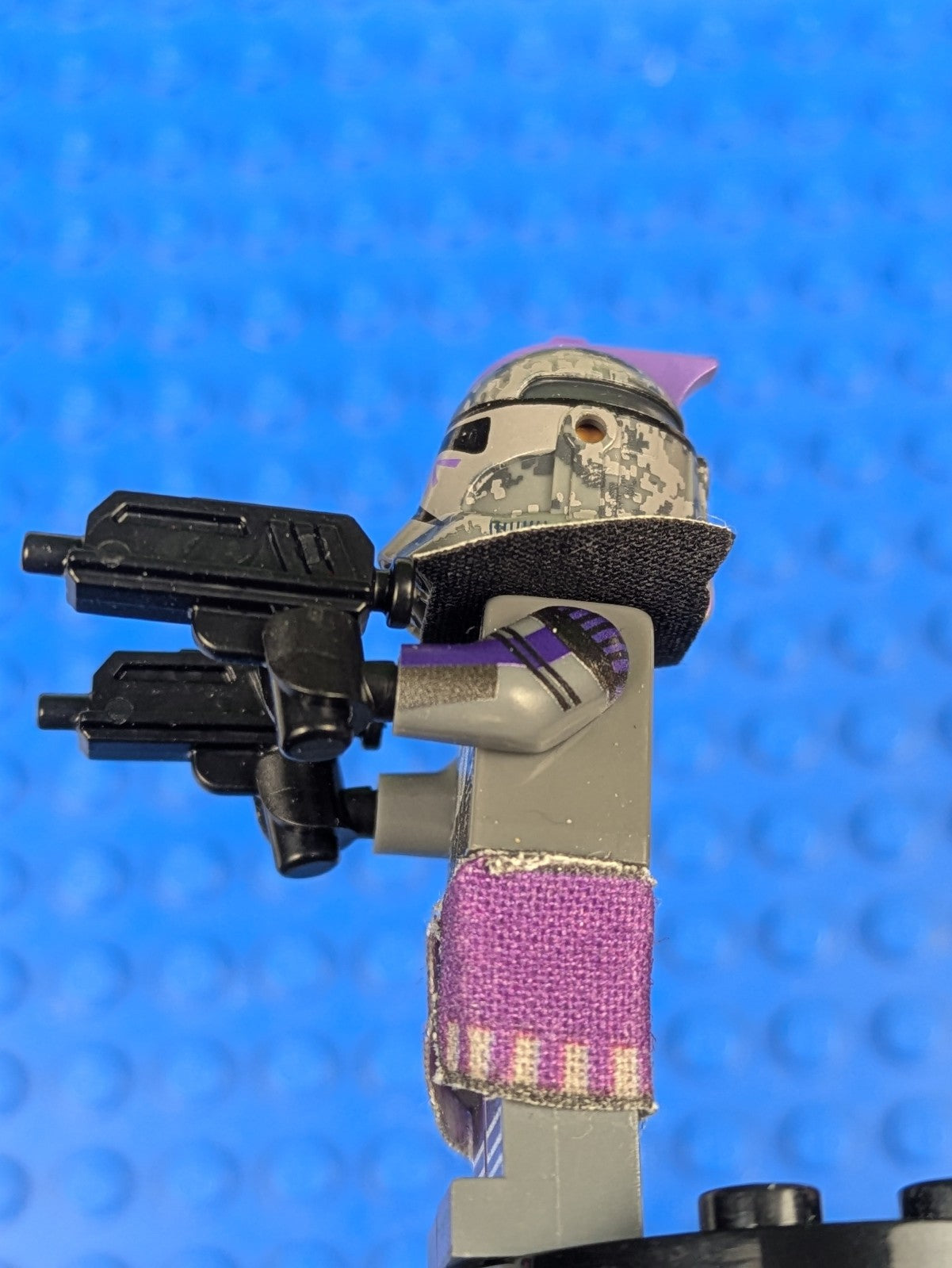 Lego Star Wars: The Clone Wars: Purple ARC Trooper - Rare Custom Lego