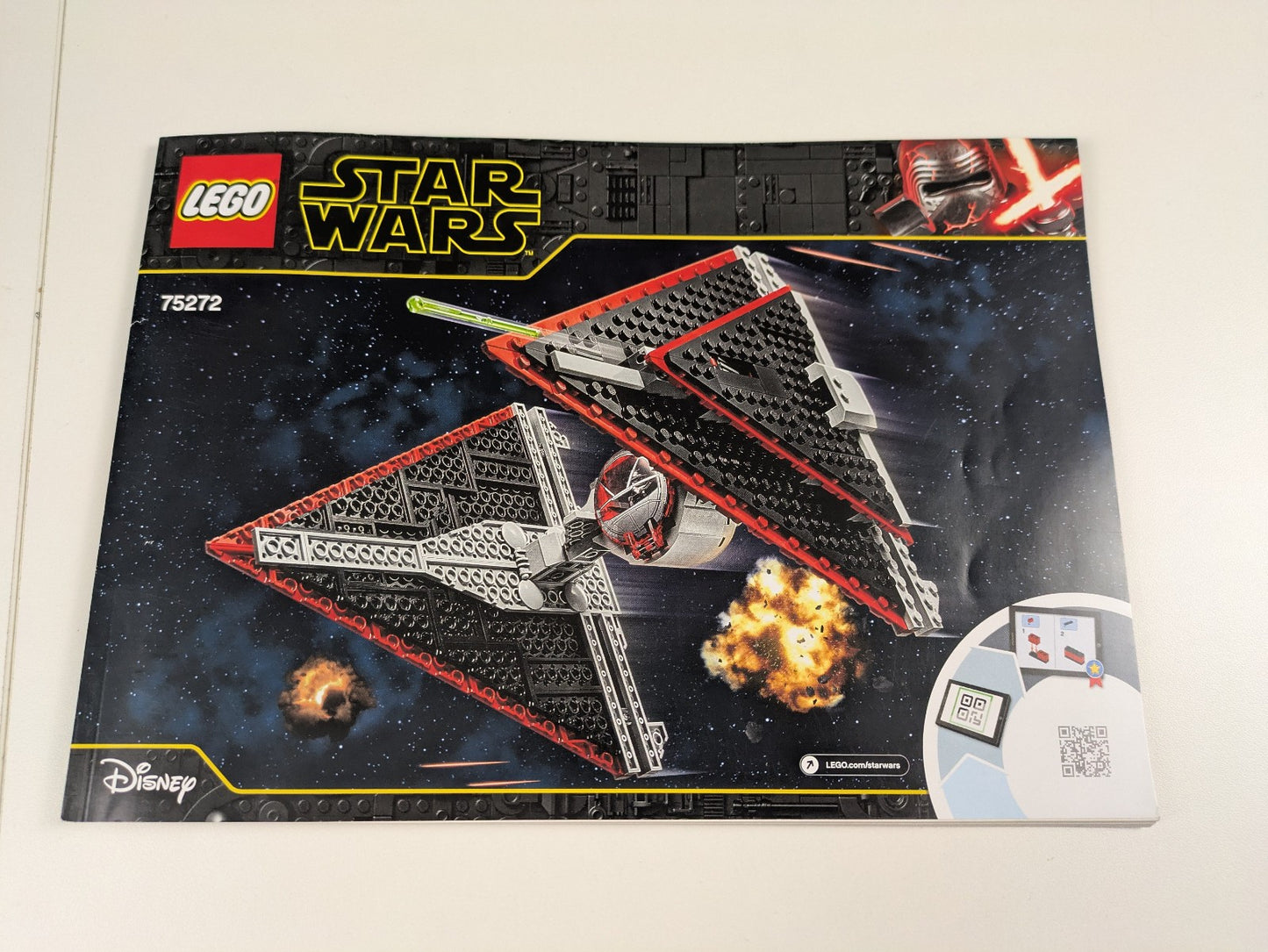 Lego Star Wars: Episode 9: Sith TIE Fighter Set 75272 - Incomplete Set