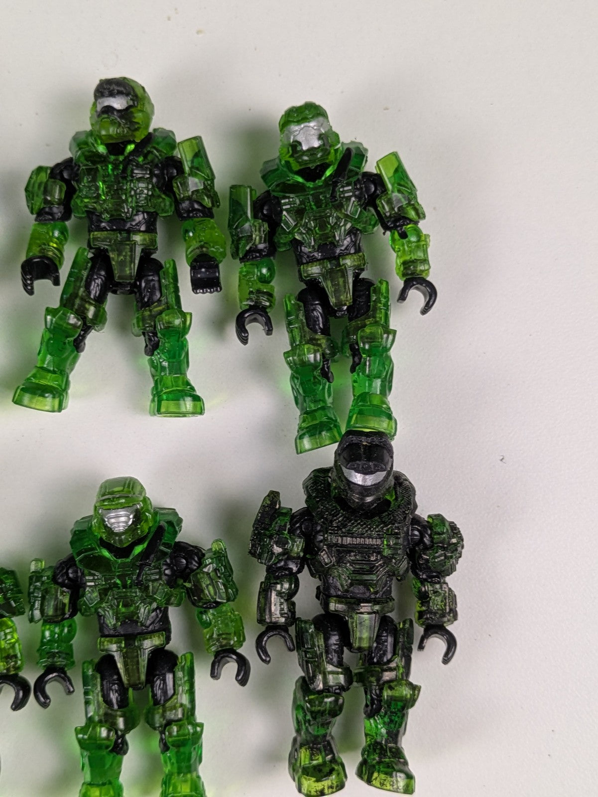HALO Mega Bloks Construx Green Infected Spartan (10X) FRM20 Faithful vs Fallen