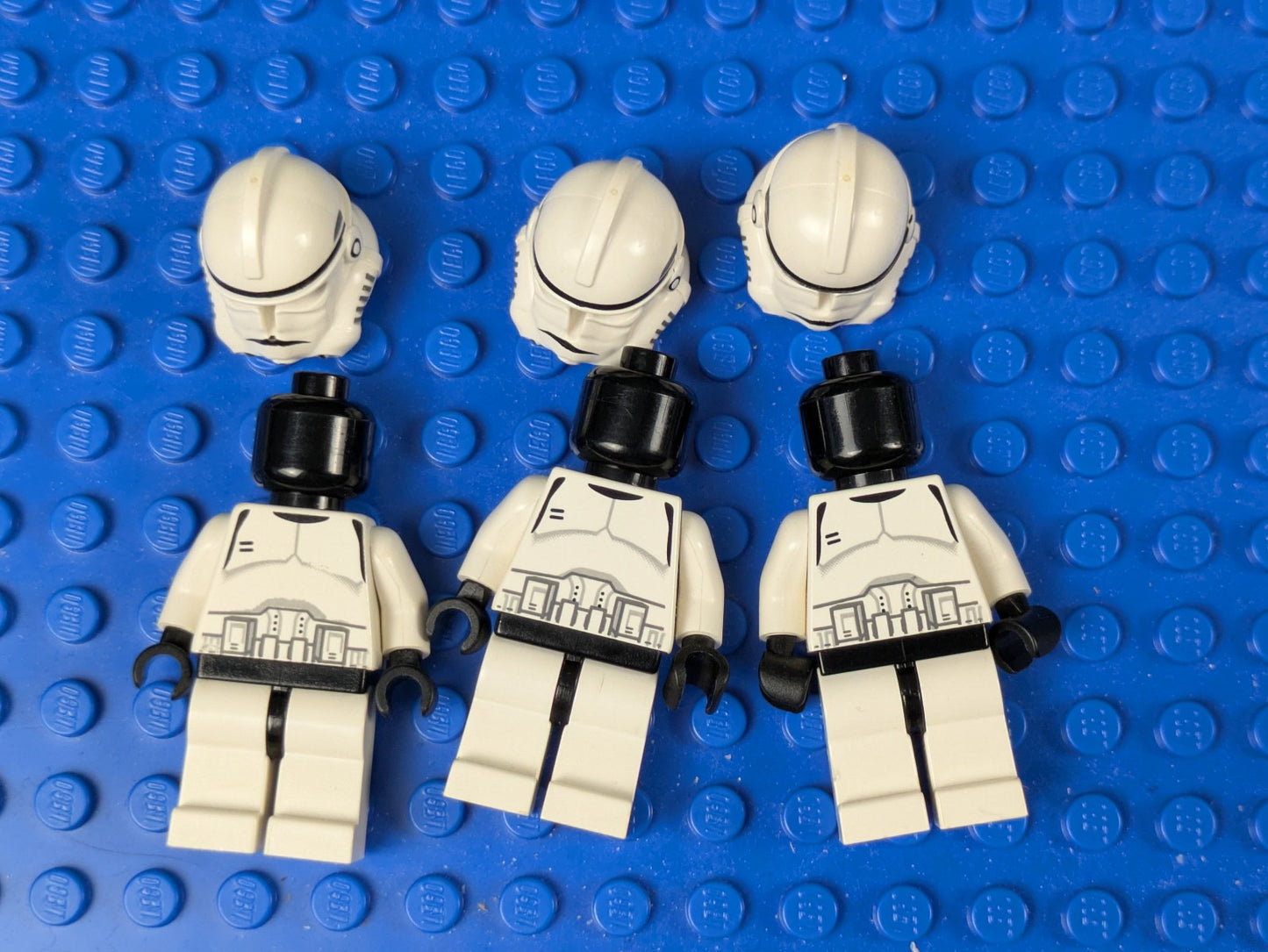 Lego Star Wars: Clone Trooper - Phase 2 Continuous Mouth (3X) sw0126 Set 7261