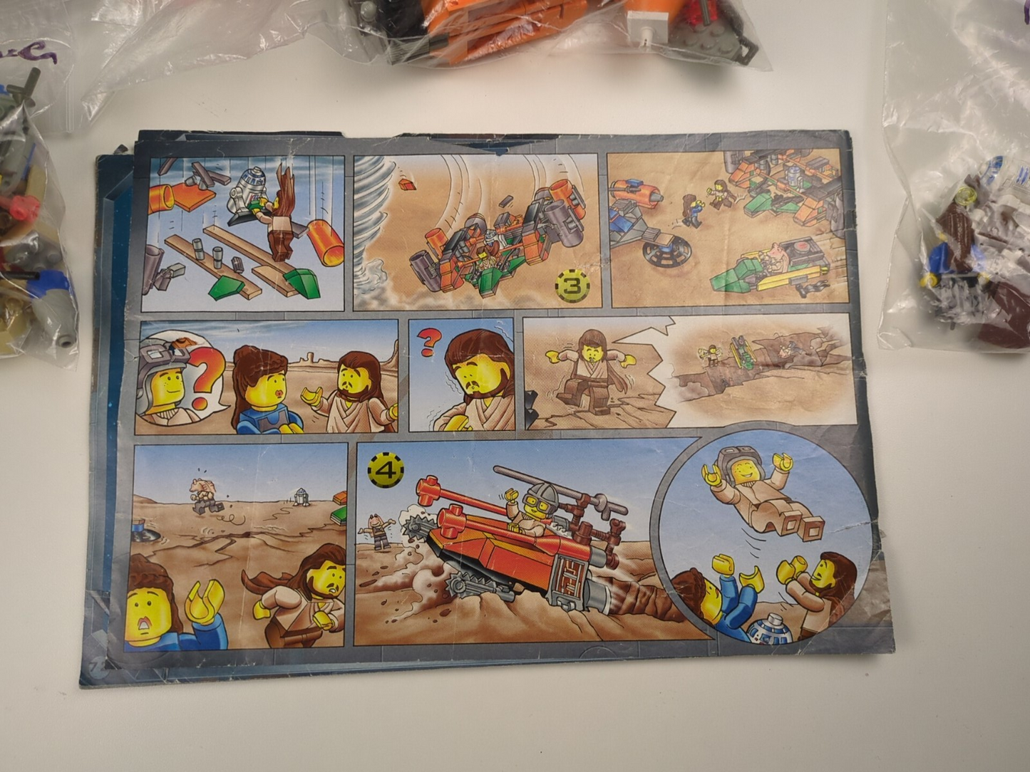 Lego Star Wars: Mos Espa Podrace Set 7171 - w/ Instructions