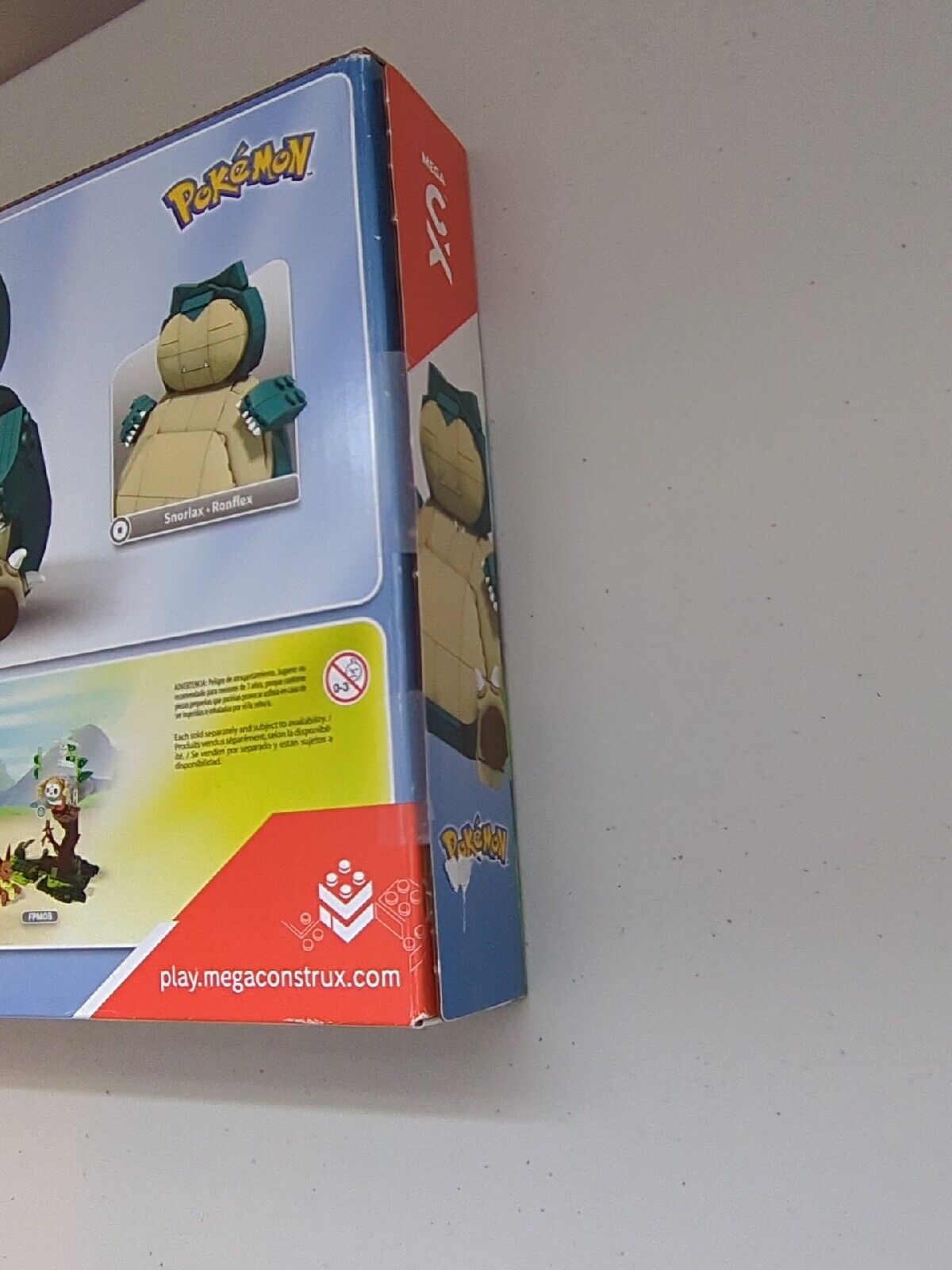 Mega Construx Pokemon Snorlax & Munchlax Set FPM11 272 pcs Complete