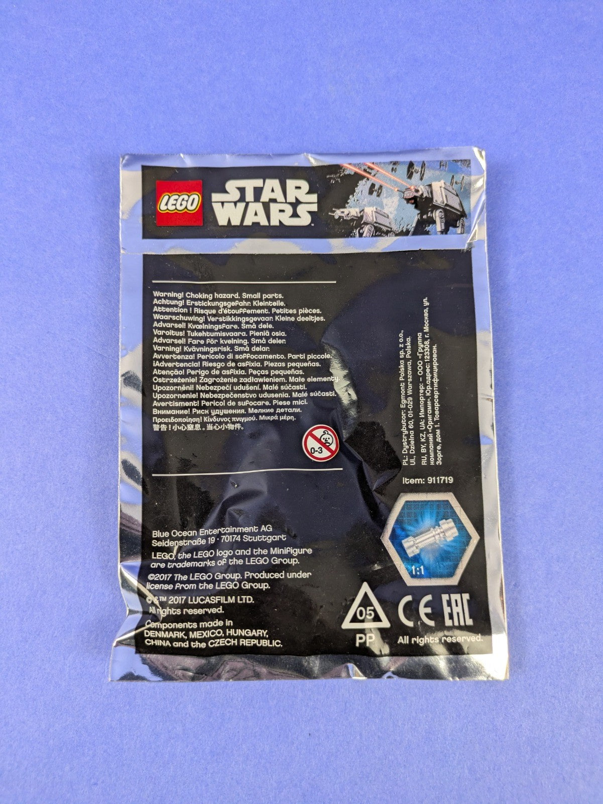 LEGO Star Wars Kanan Jarrus foil pack 911719 New Old Stock (NOS) Factory Sealed