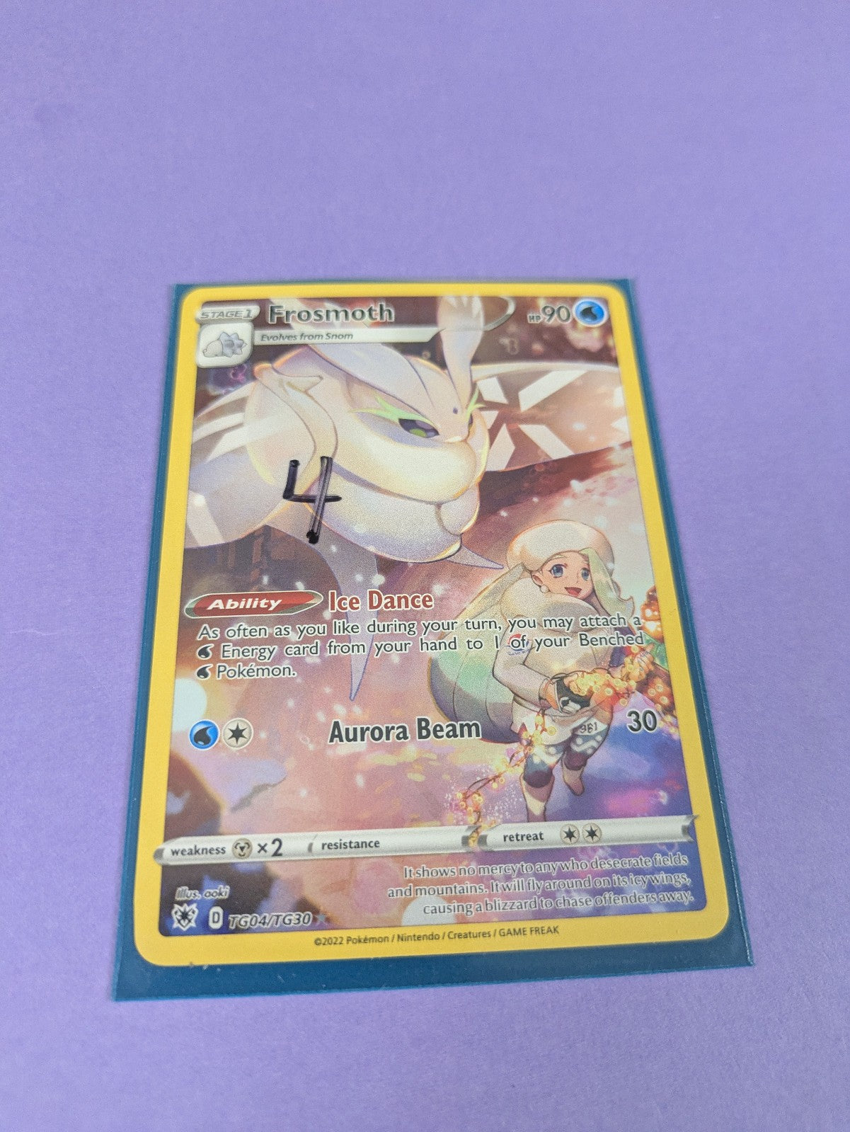 Frosmoth - TG04/TG30 - Holo Rare Astral Radiance - Pokemon Card - NM