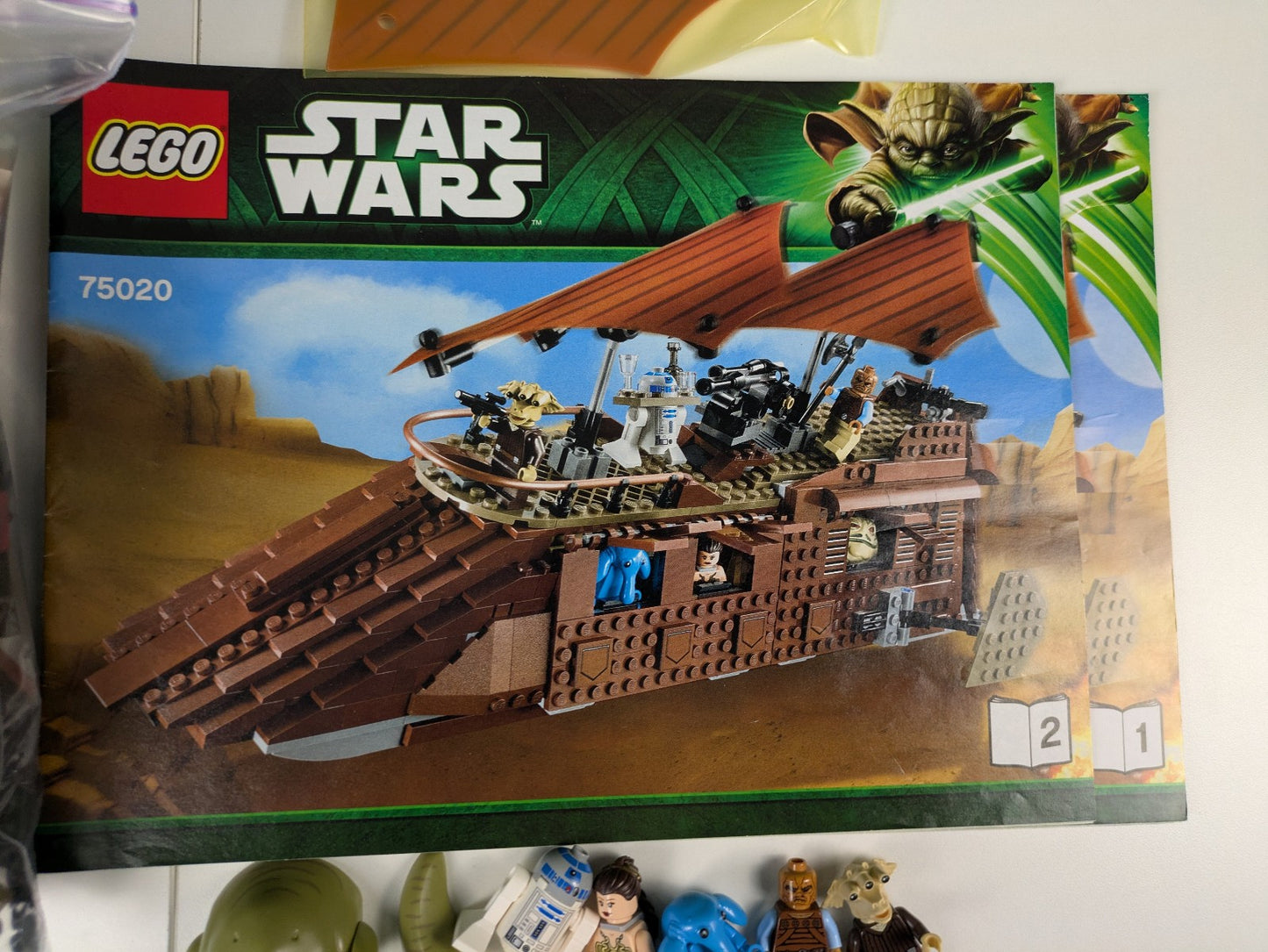 Lego Star Wars: Episode 4-6: Jabba's Sail Barge Set 75020 - w/ Instructions
