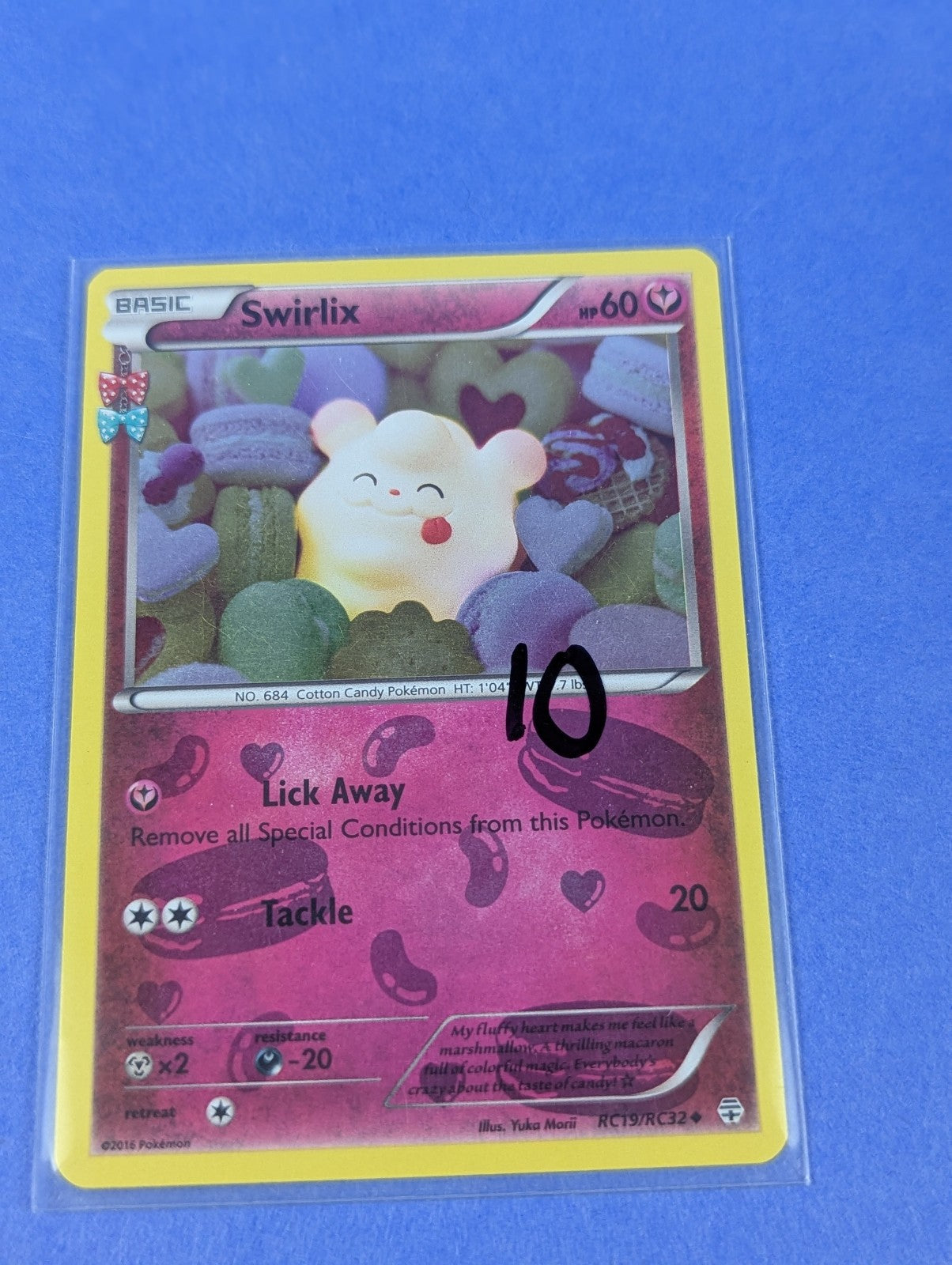 Swirlix - RC19/RC32 - Uncommon XY Generations - Pokemon Card - LP