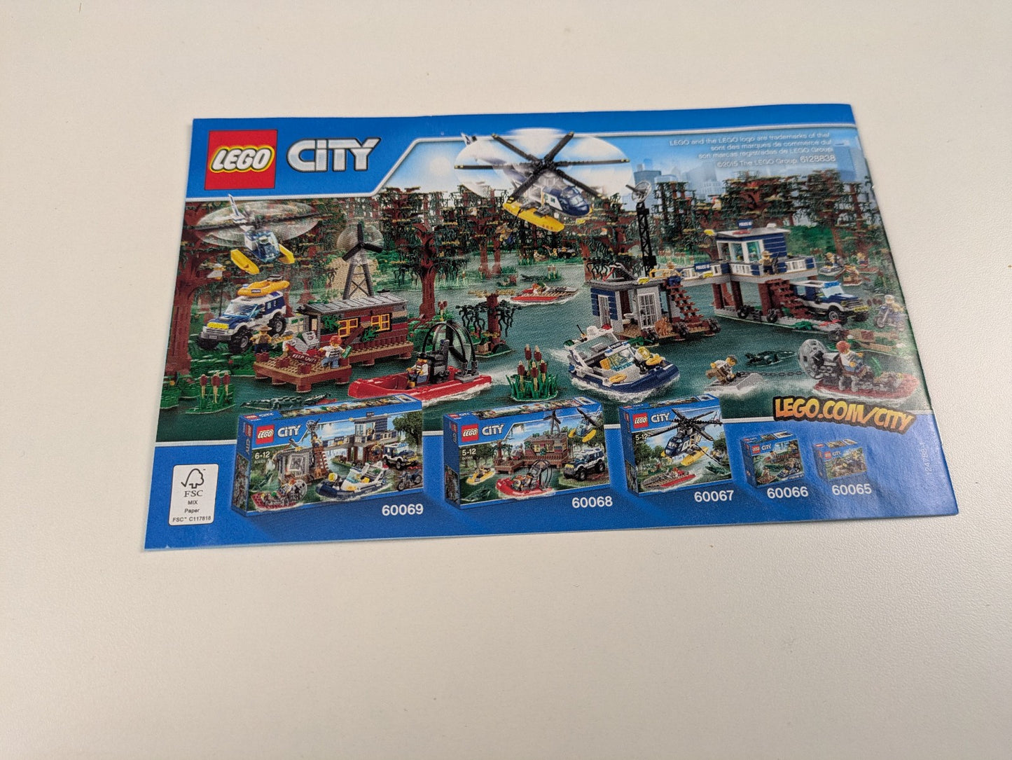 Lego City: Town: Deep Sea Exploration Vessel Set 60095 - Incomplete Set