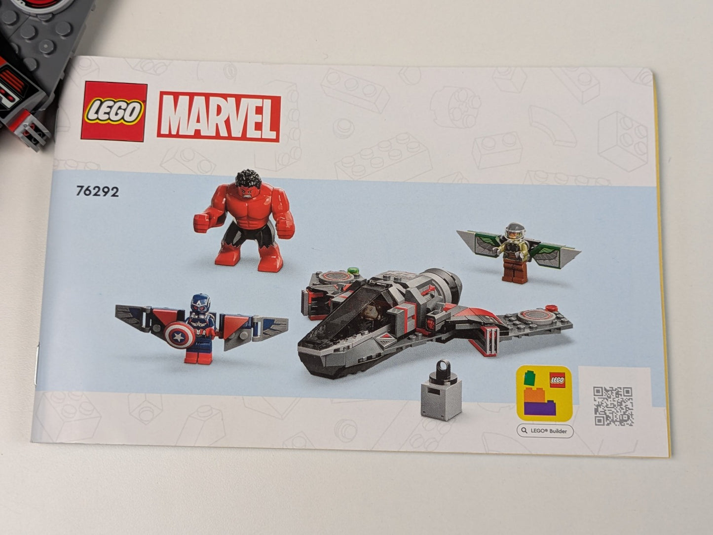 Lego Super Heroes: Captain America vs. Red Hulk Battle Set 76292 Incomplete Set