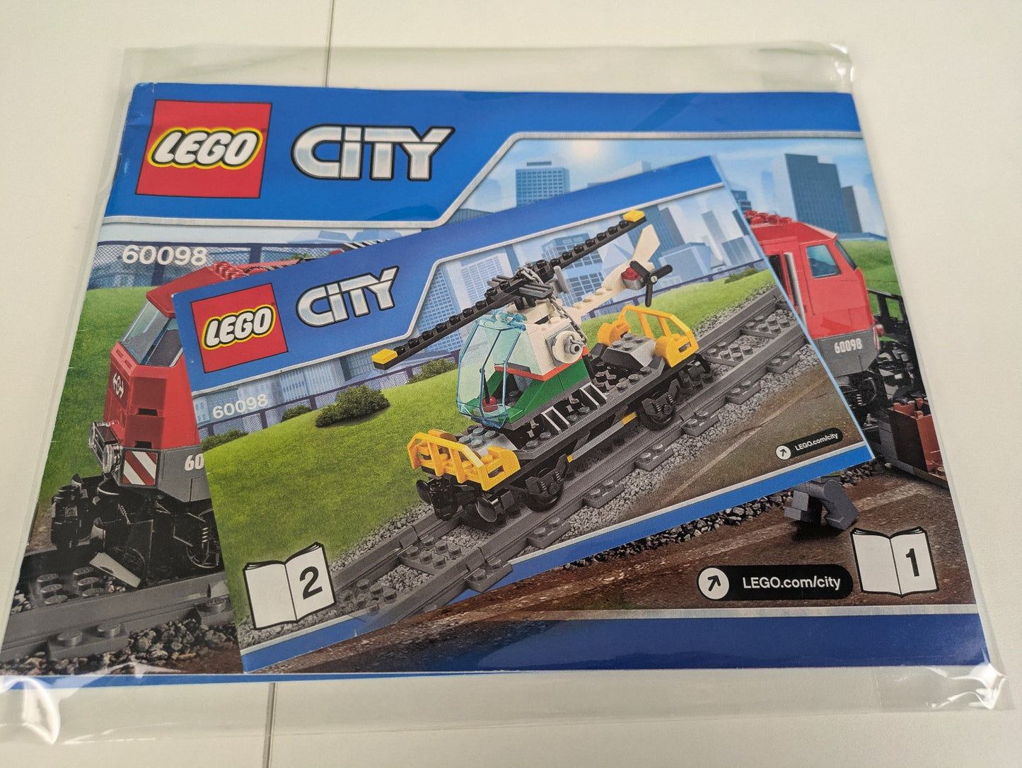 Lego City: Train: RC Train: Heavy-Haul Train Set 60098 - Complete Set