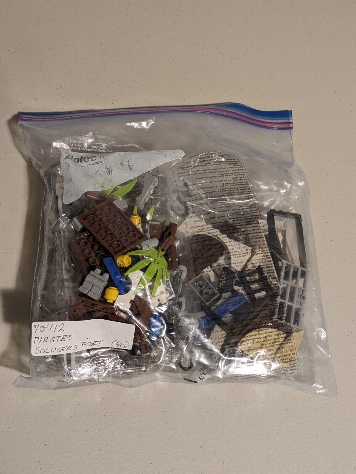 Lego Pirates: Pirates III: Soldiers Fort 70412 New Sealed Bags, No Box