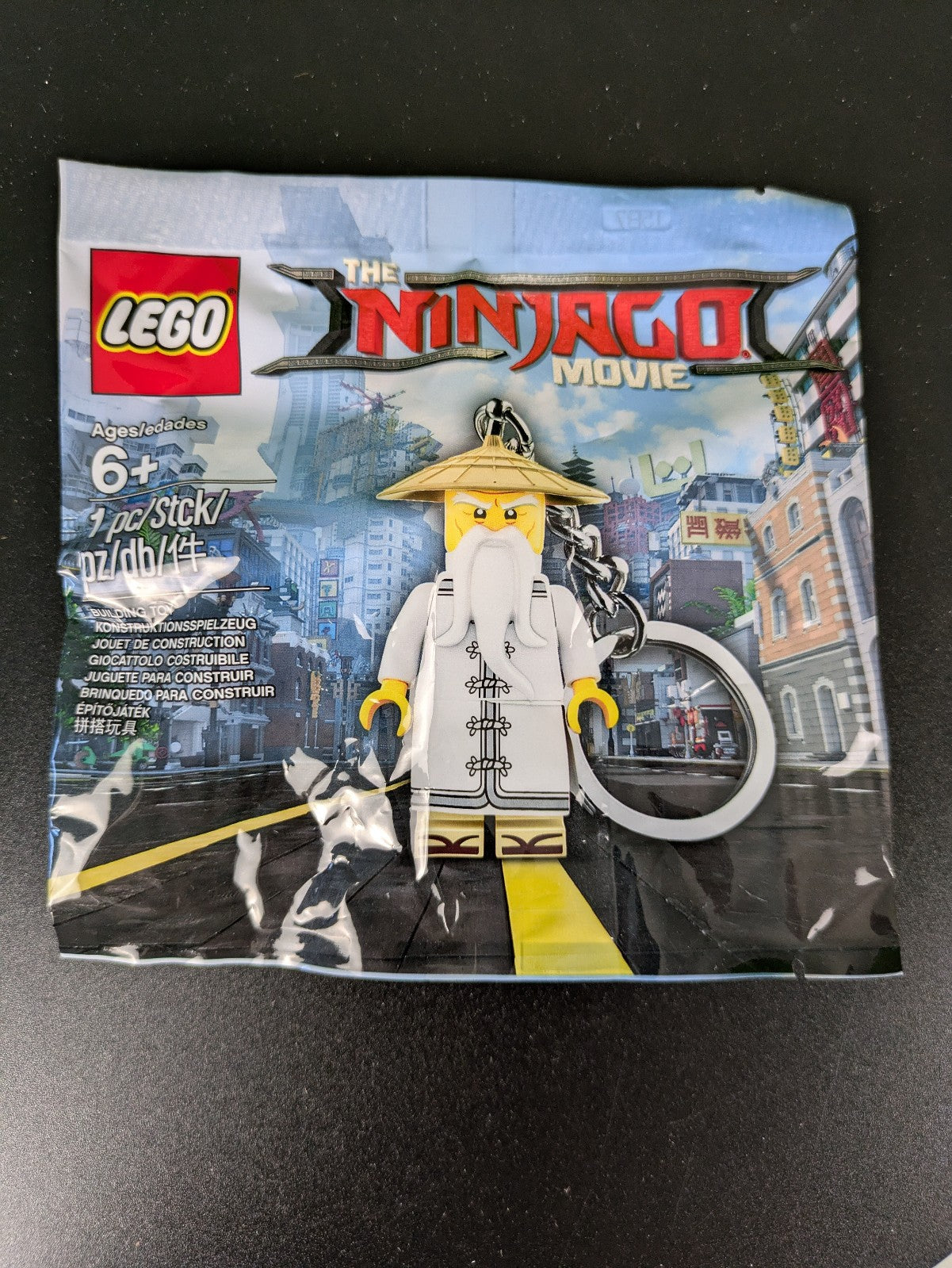Lego Key Chain: The LEGO NINJAGO Movie: Ninjago Master Wu Key Chain Set 5004915