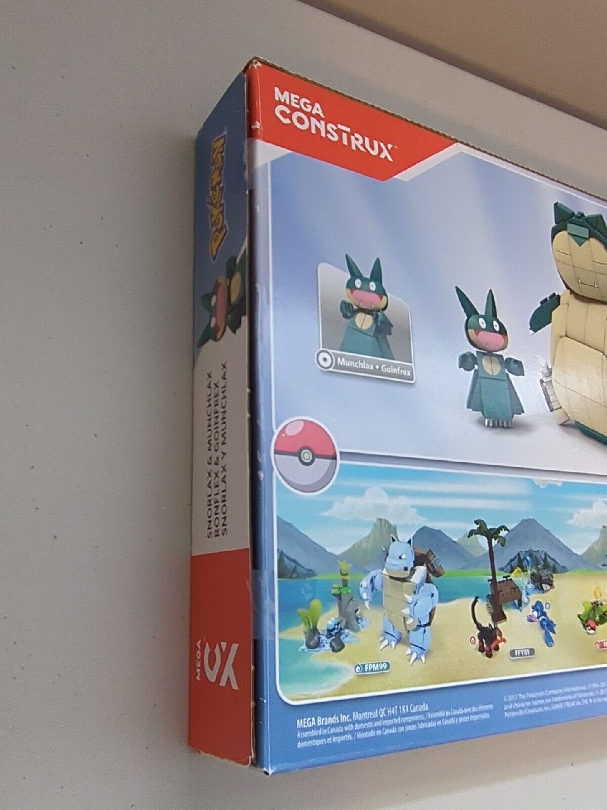 Mega Construx Pokemon Snorlax & Munchlax Set FPM11 272 pcs Complete