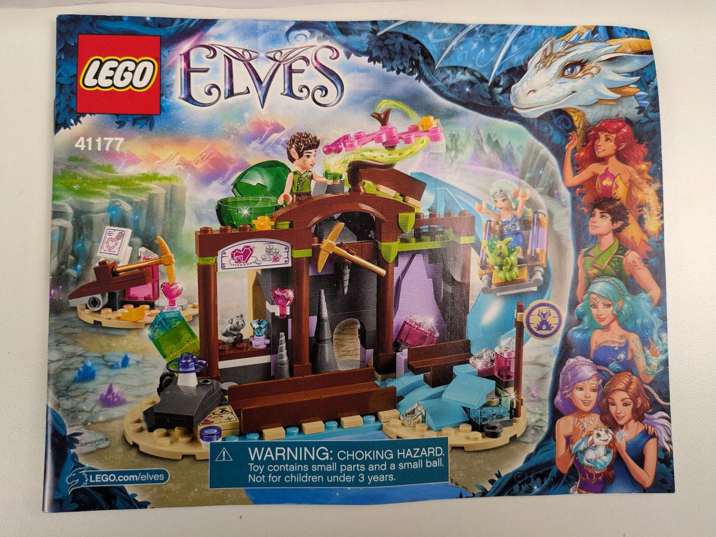 Lego Elves: The Precious Crystal Mine Set 41177 - w/ Instructions