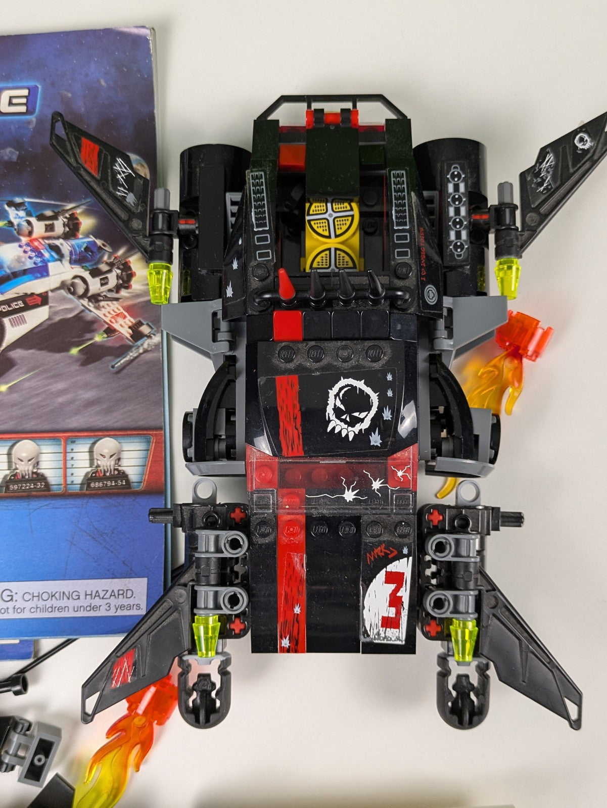 Lego Space: Space Police III: Hyperspeed Pursuit Set 5973 - w/ Instructions