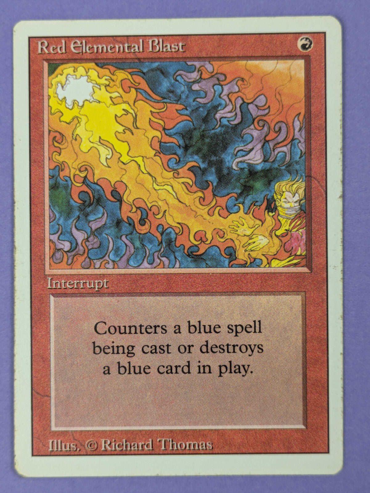 MTG Magic The Gathering: Revised Edition (3ED): Red Elemental Blast Common - HP