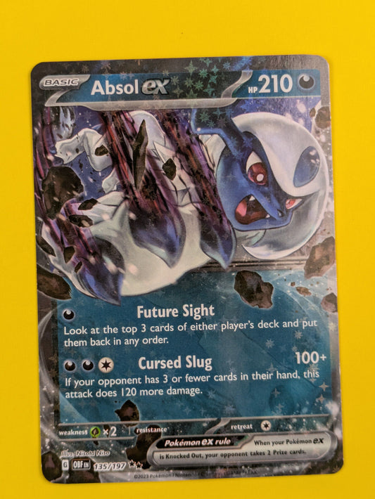 Absol ex - 135/197 - Ultra Rare Obsidian Flames - Pokemon - NM