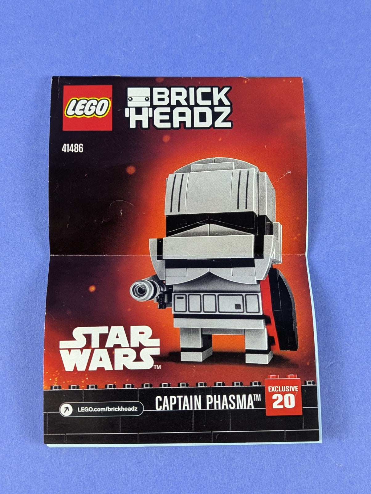 LEGO BrickHeadz Star Wars Captain Phasma 41486 Complete Set Pre-Owned