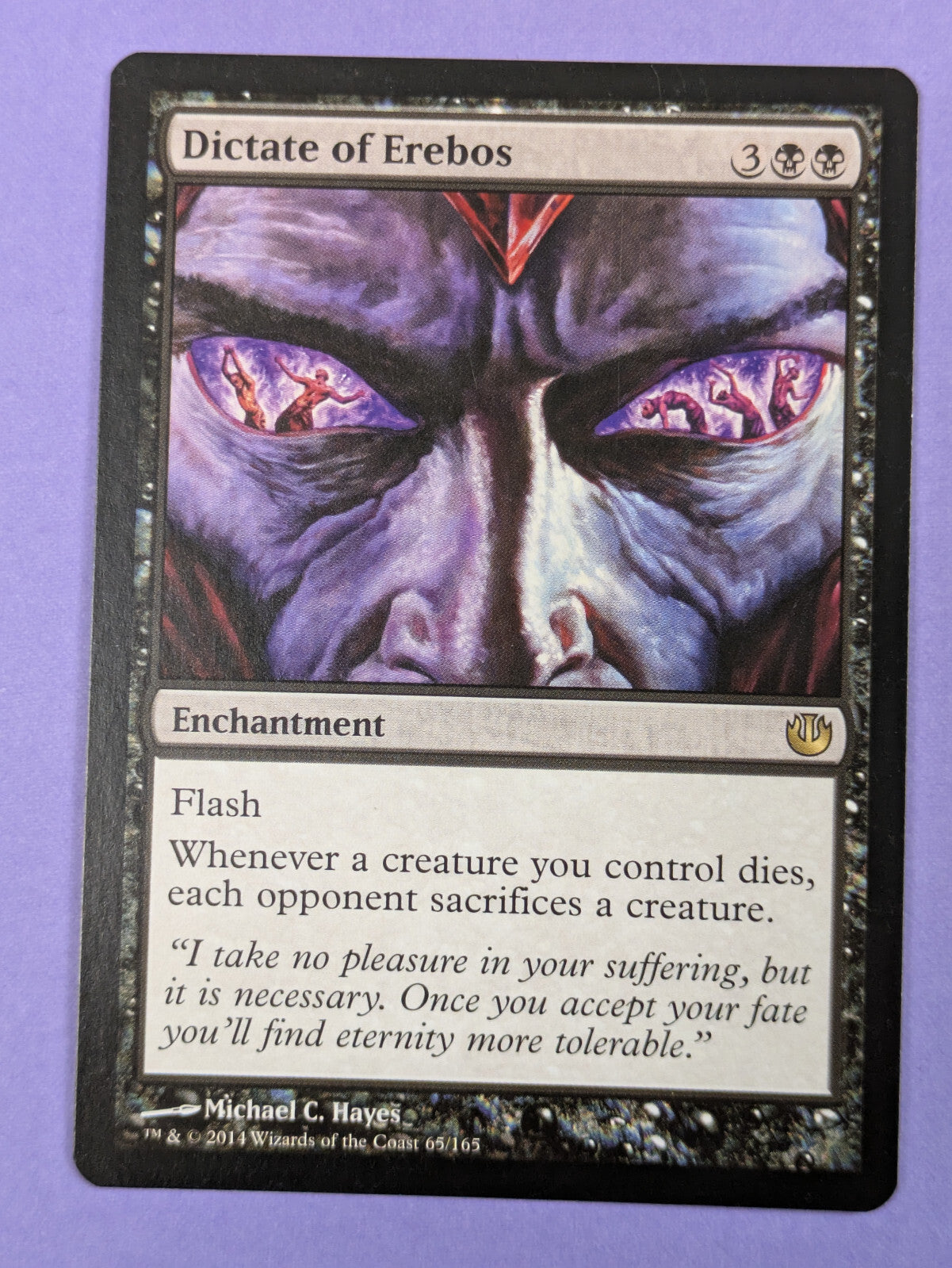 MTG Magic: Journey into Nyx: Dictate of Erebos Rare #65/165 - NM