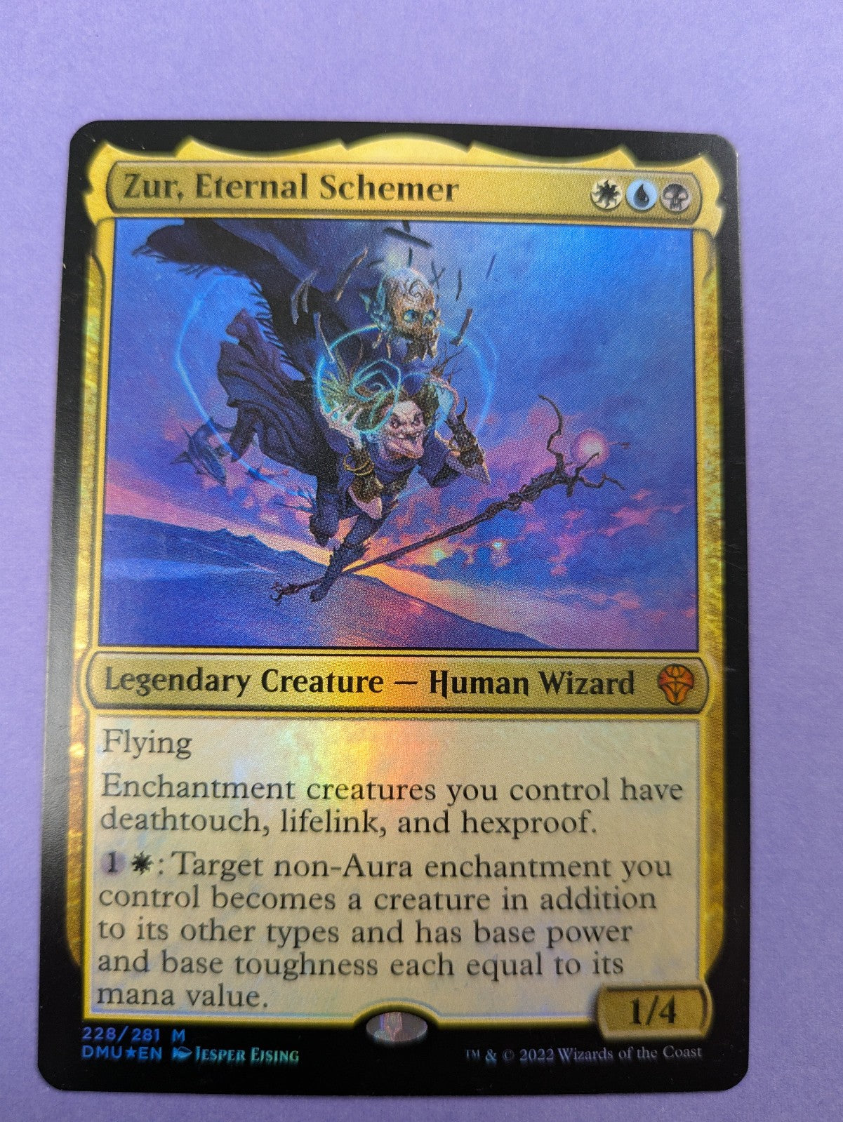 MTG Magic: Dominaria United: Zur, Eternal Schemer Foil #228/281 Mythic - NM