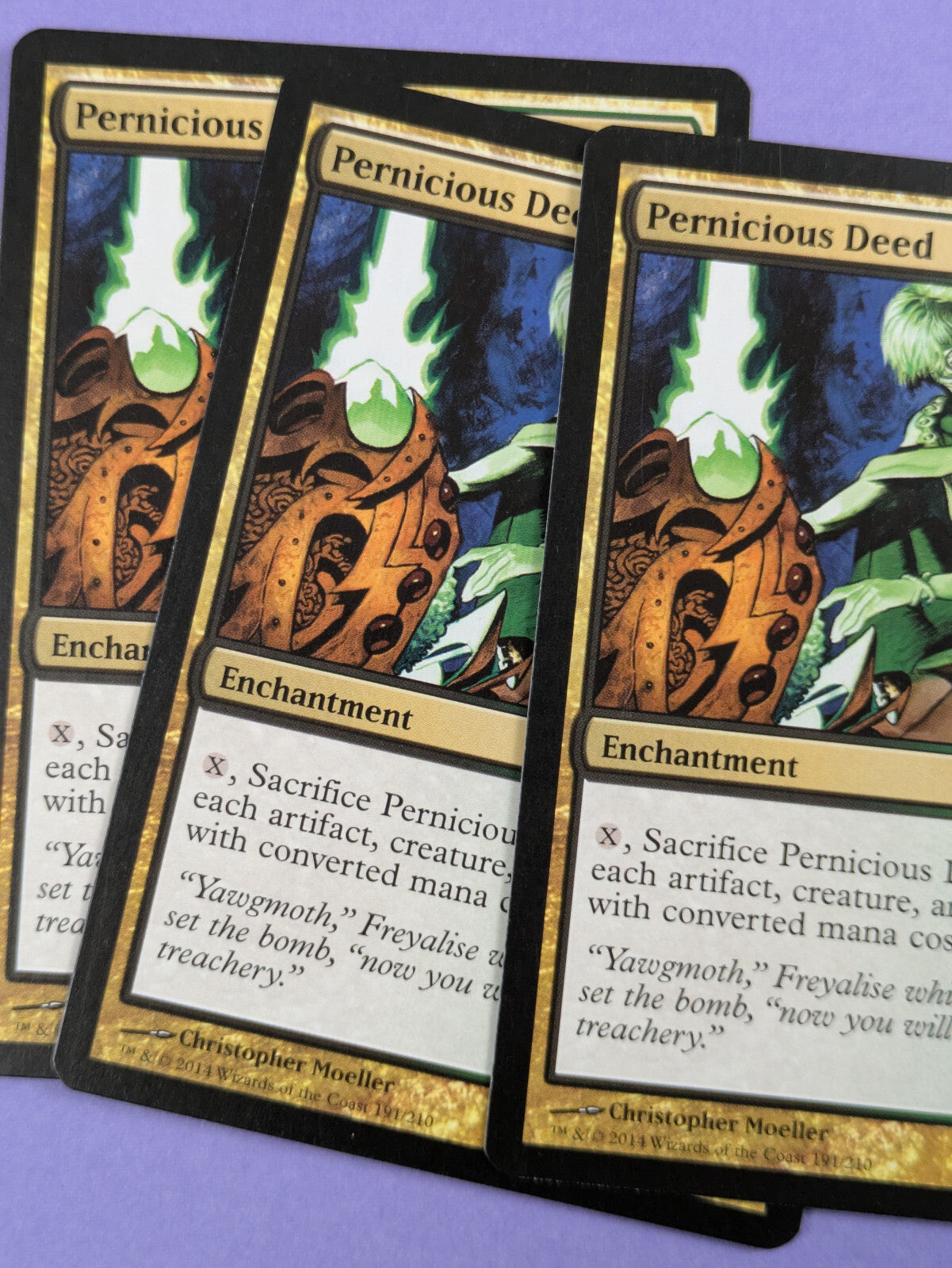 MTG Magic The Gathering: Conspiracy: Pernicious Deed Mythic #191/210 - NM