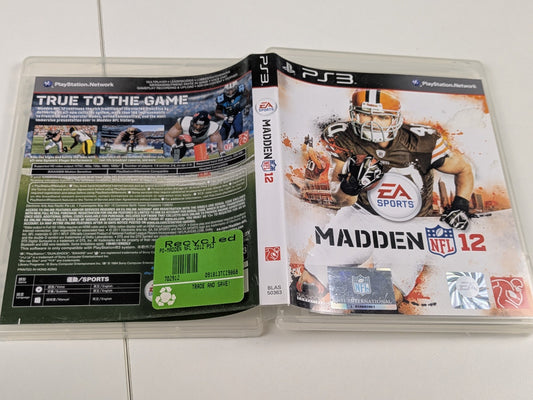 Madden NFL 12 (Sony PlayStation 3 PS3, 2011)