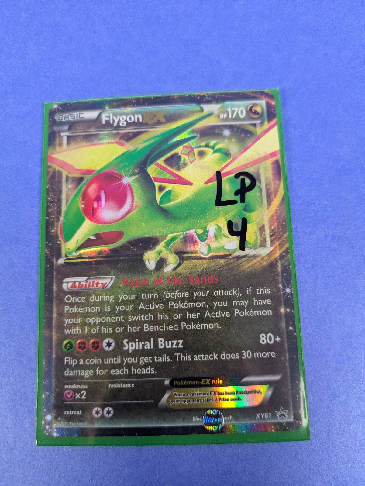 Flygon EX - XY61 - Promo Holo XY Black Star Promos - Pokemon Card - LP