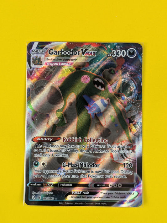 Garbodor VMAX - 101/203 - Ultra Rare Evolving Skies - Pokemon Card - NM