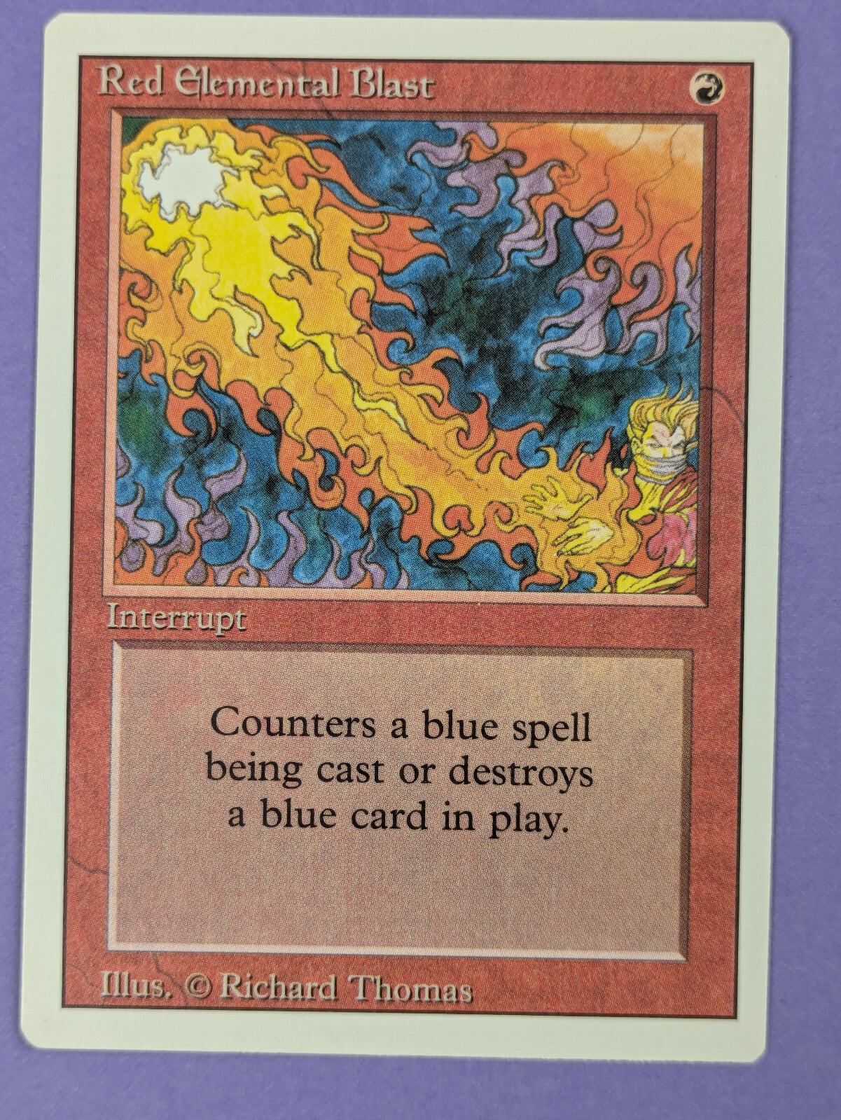MTG Magic The Gathering: Revised Edition (3ED): Red Elemental Blast Common - LP