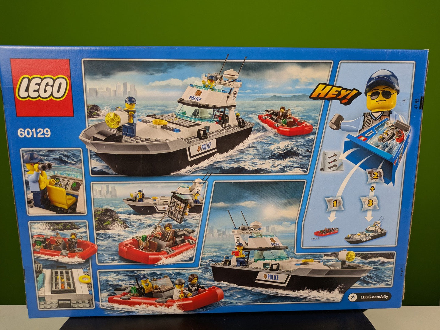 Lego Town: City: Police: Police Patrol Boat Set 60129 BRAND NEW