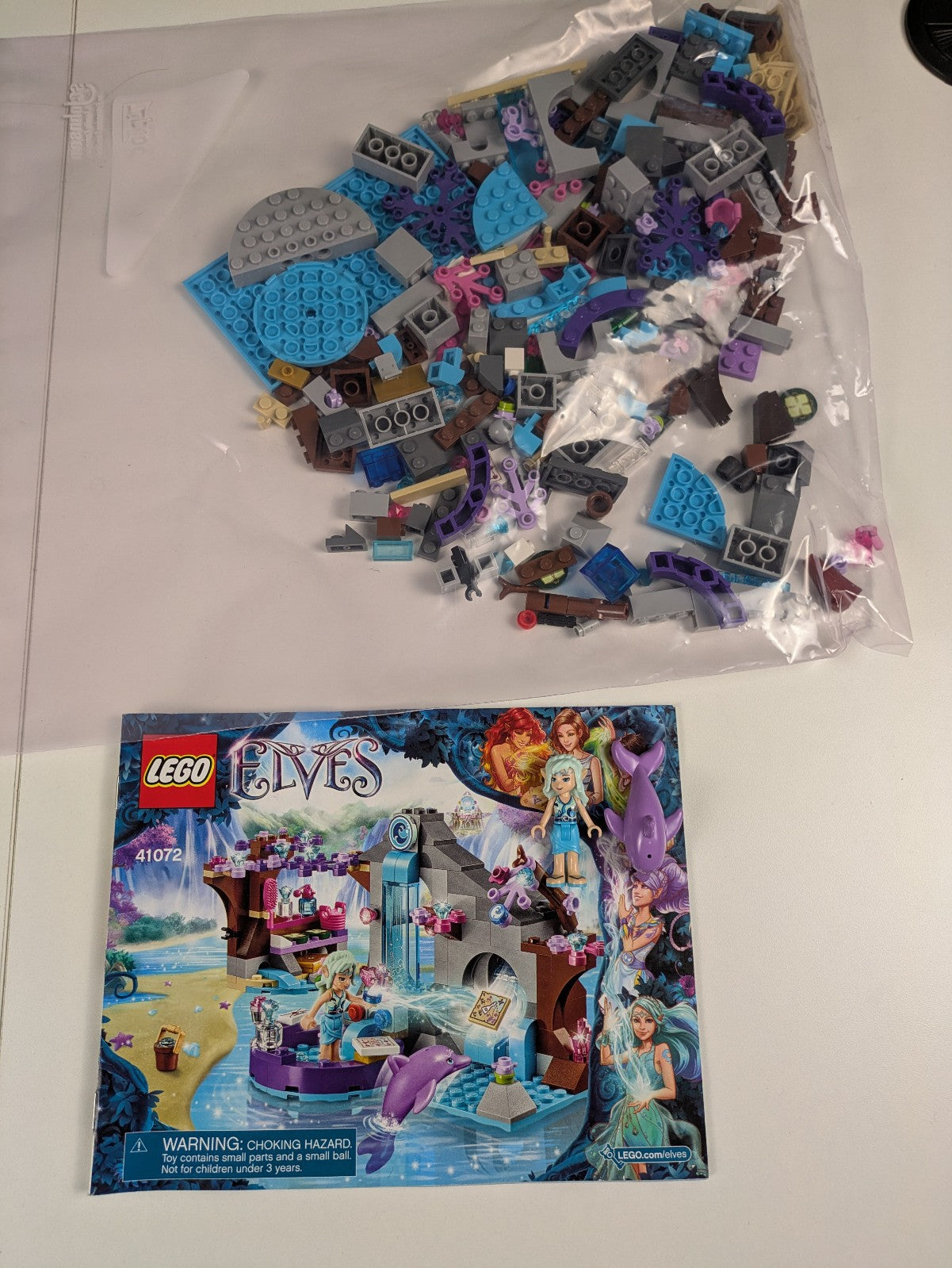 Lego Elves: Naida's Spa Secret Set 41072 - w/ Instructions