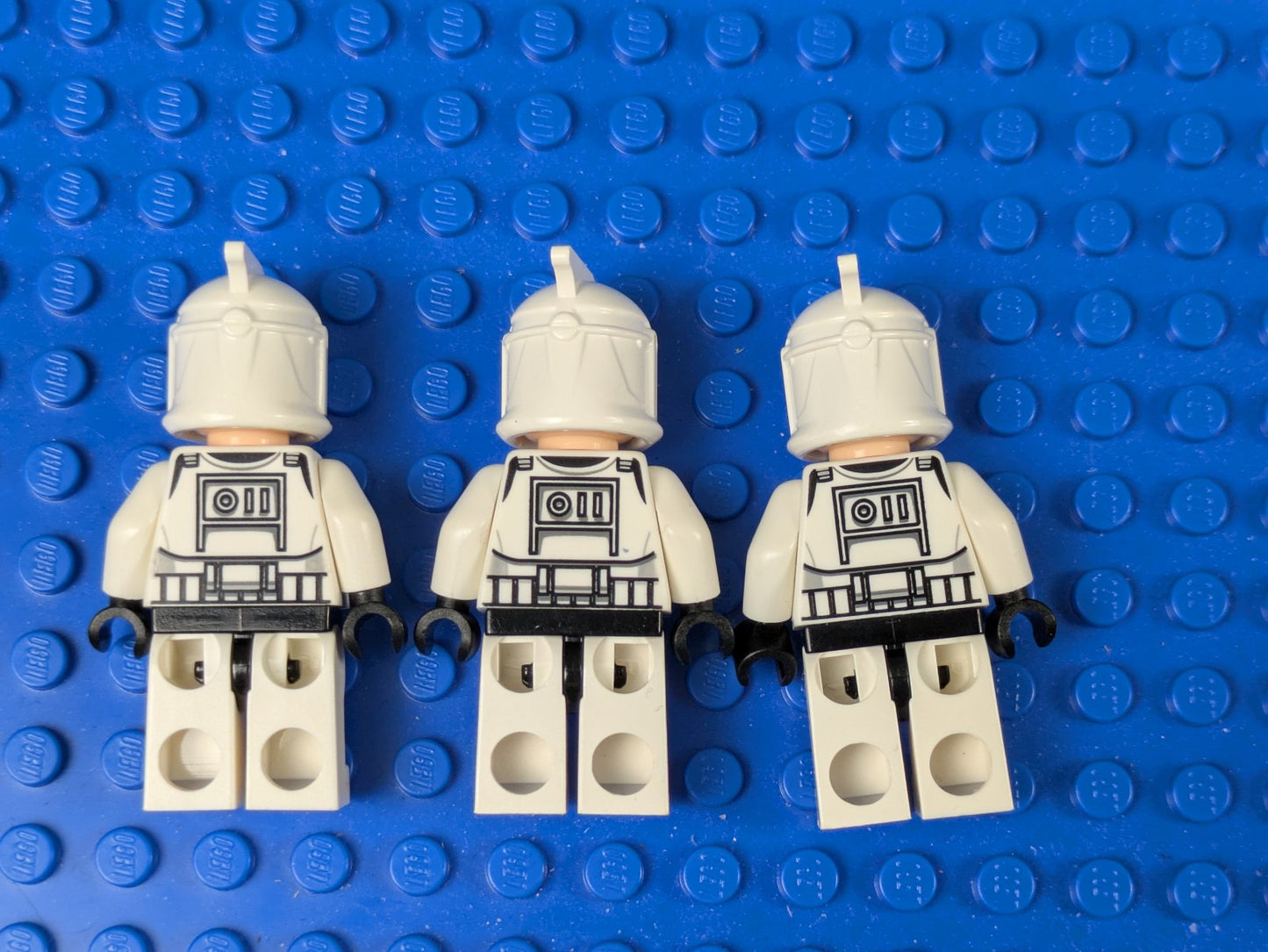 Lego Star Wars: Clone Trooper (Phase 1) - Large Eyes (3X) sw0201 Set 7675