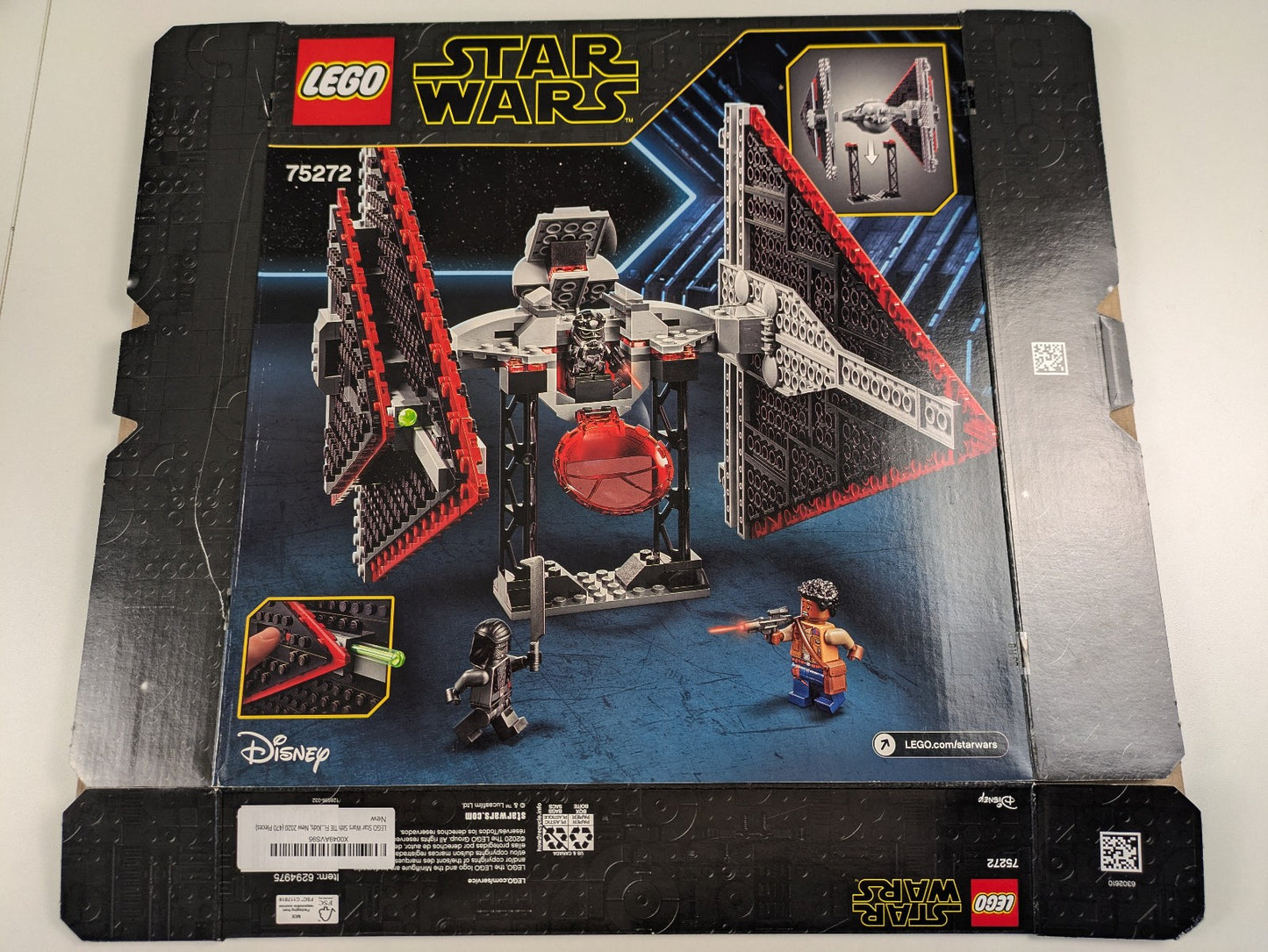 Lego Star Wars: Episode 9: Sith TIE Fighter Set 75272 - Incomplete Set