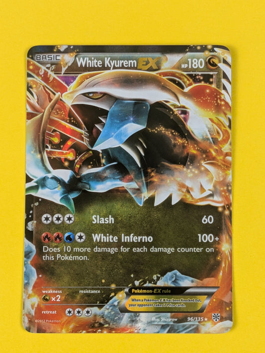 White Kyurem EX - 96/135 - Ultra Rare Plasma Storm - Pokemon Card - NM