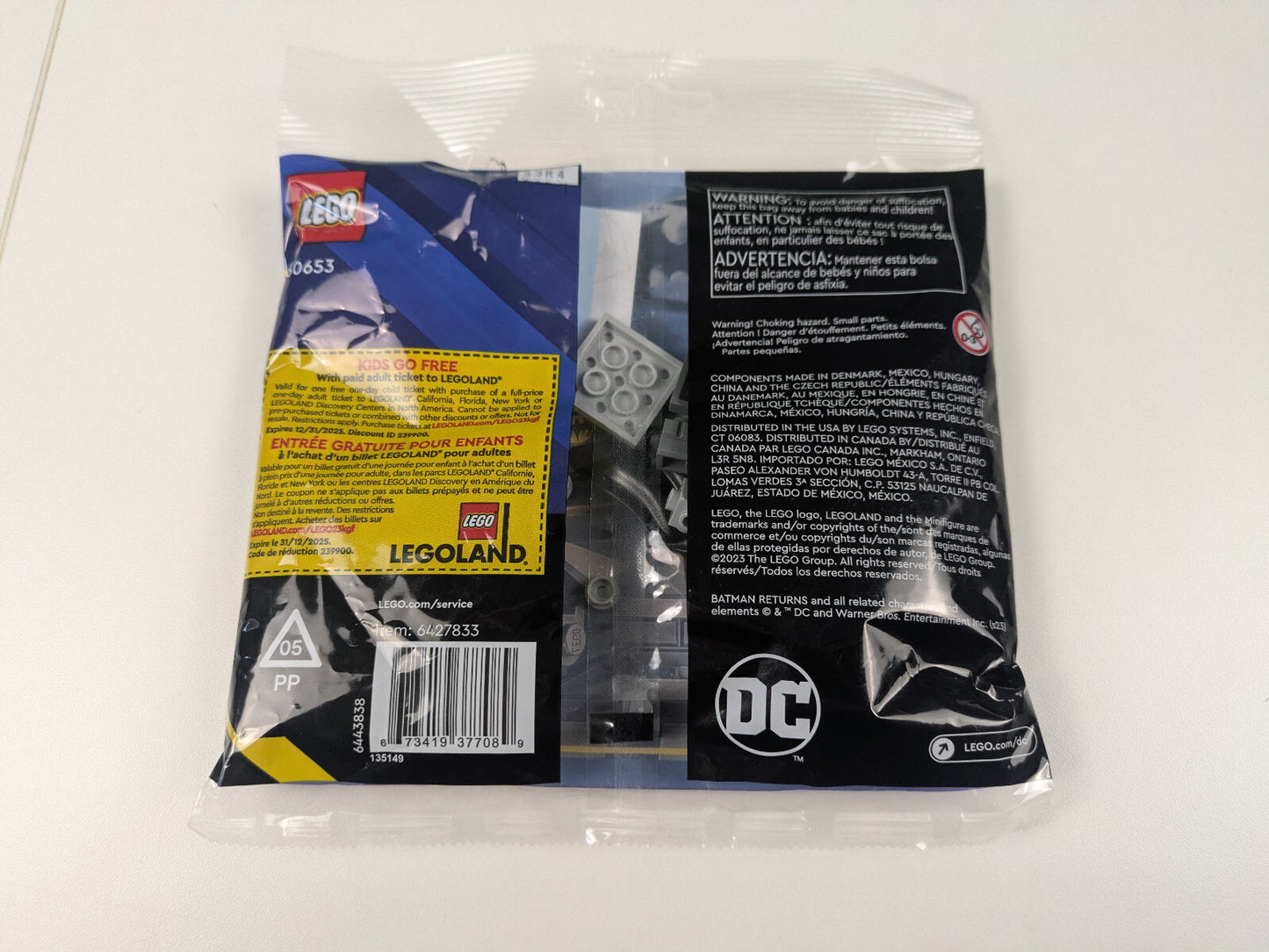 Lego Super Heroes: Tim Burton's Batman: Batman 1992 polybag Set 30653