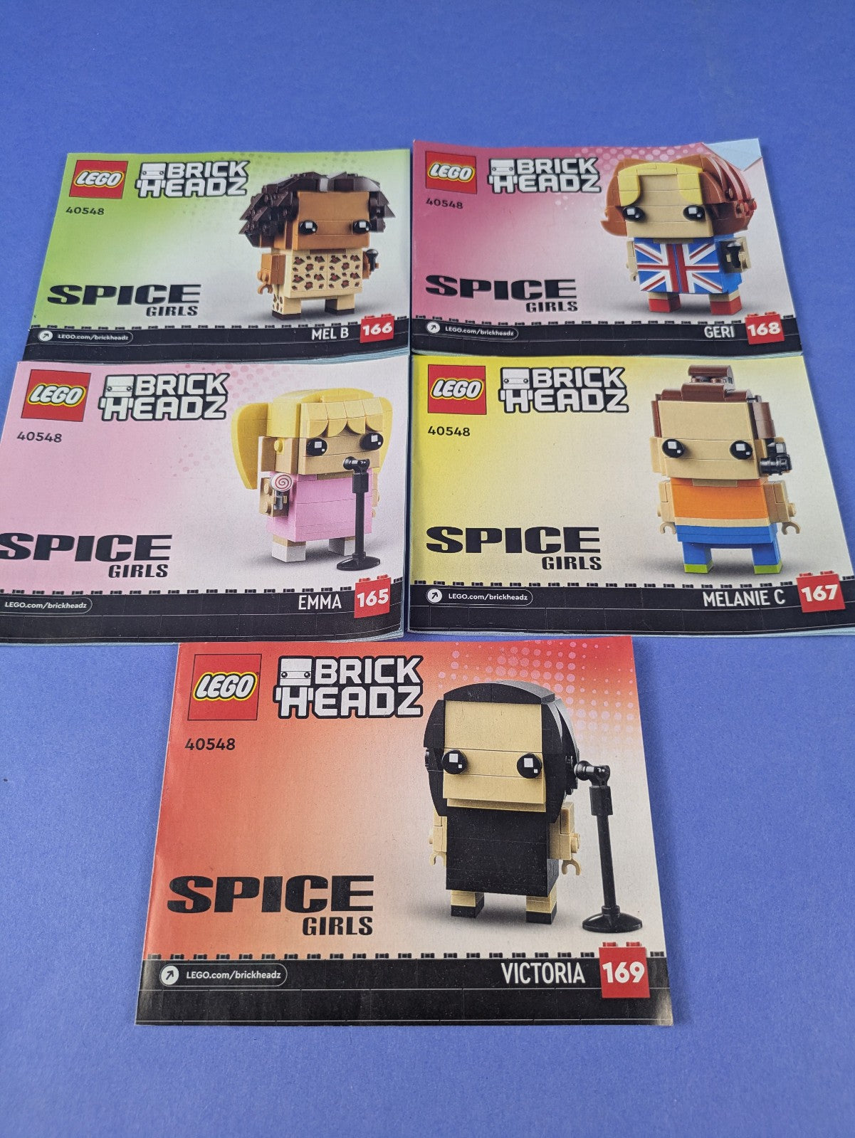 LEGO BrickHeadz Spice Girls Tribute 40548 Complete Set Pre-Owned