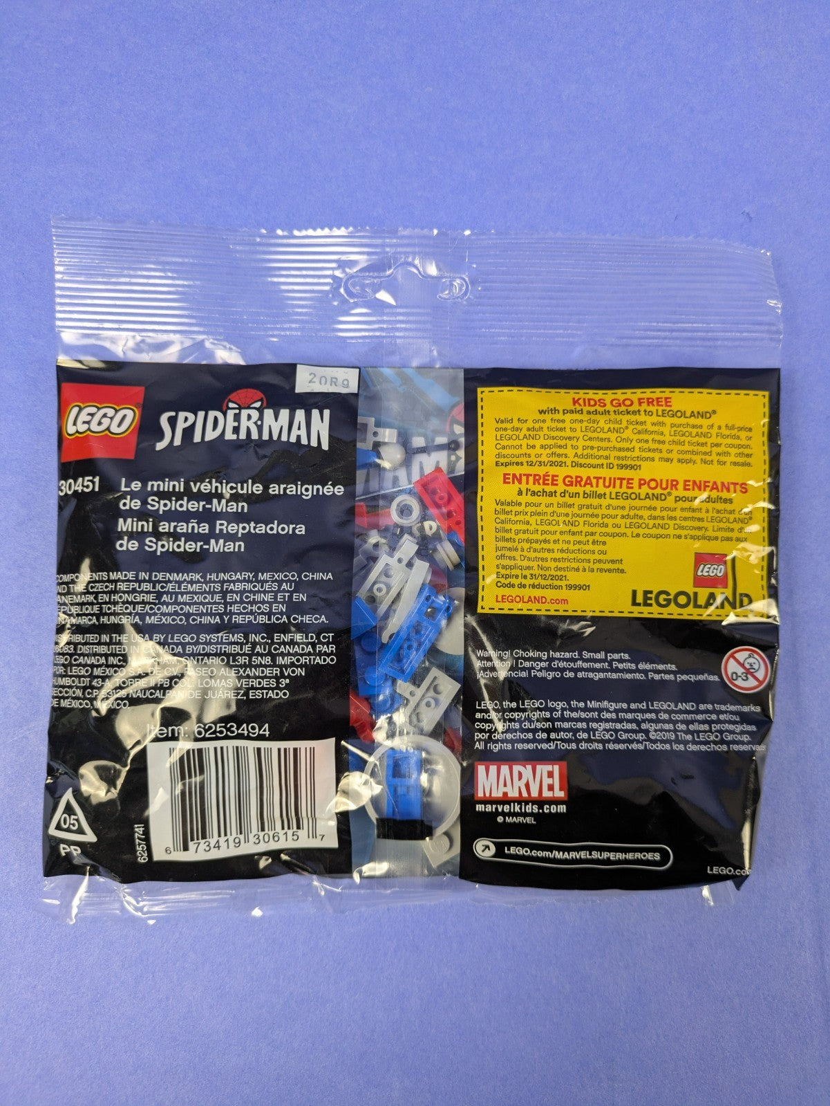 LEGO Marvel Super Heroes Spider-Man's Mini Spider Crawler Polybag 30451