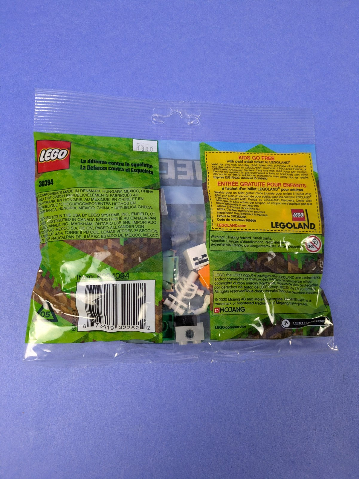 LEGO Minecraft The Skeleton Defense Polybag 30394