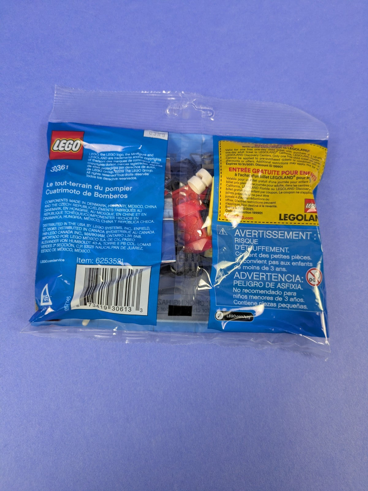 LEGO City Fire ATV Polybag 30361